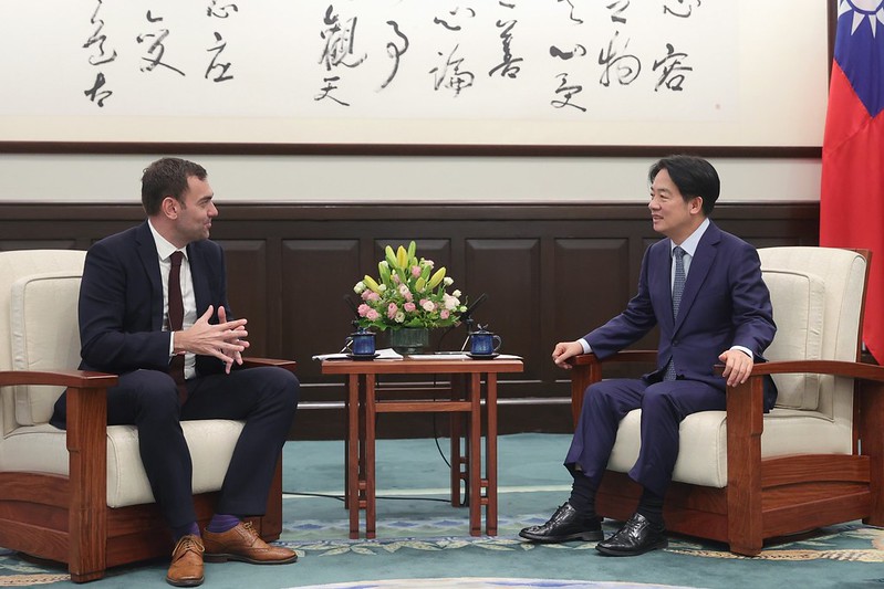 賴清德日前接受《時代雜誌》訪問,暢談兩岸、半導體等議題。(總統府提供)