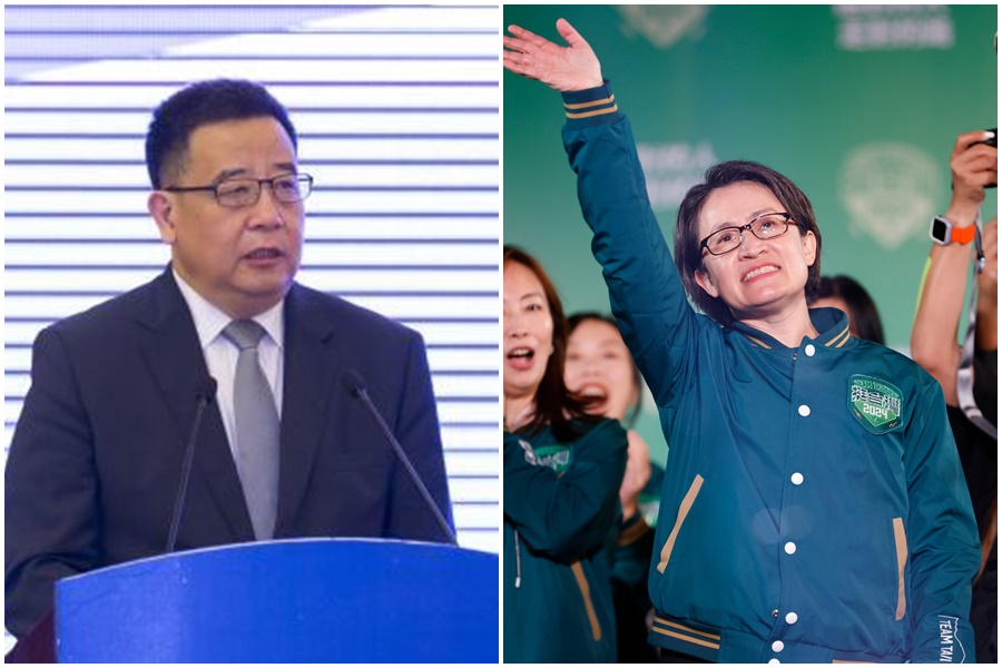 劉亞東發聲明闢謠，強調在美期間和回國以後都未與蕭美琴有過任何接觸，兩人交往一說根本是無䅲之談。（翻攝自劉亞東微博、本刊資料照）