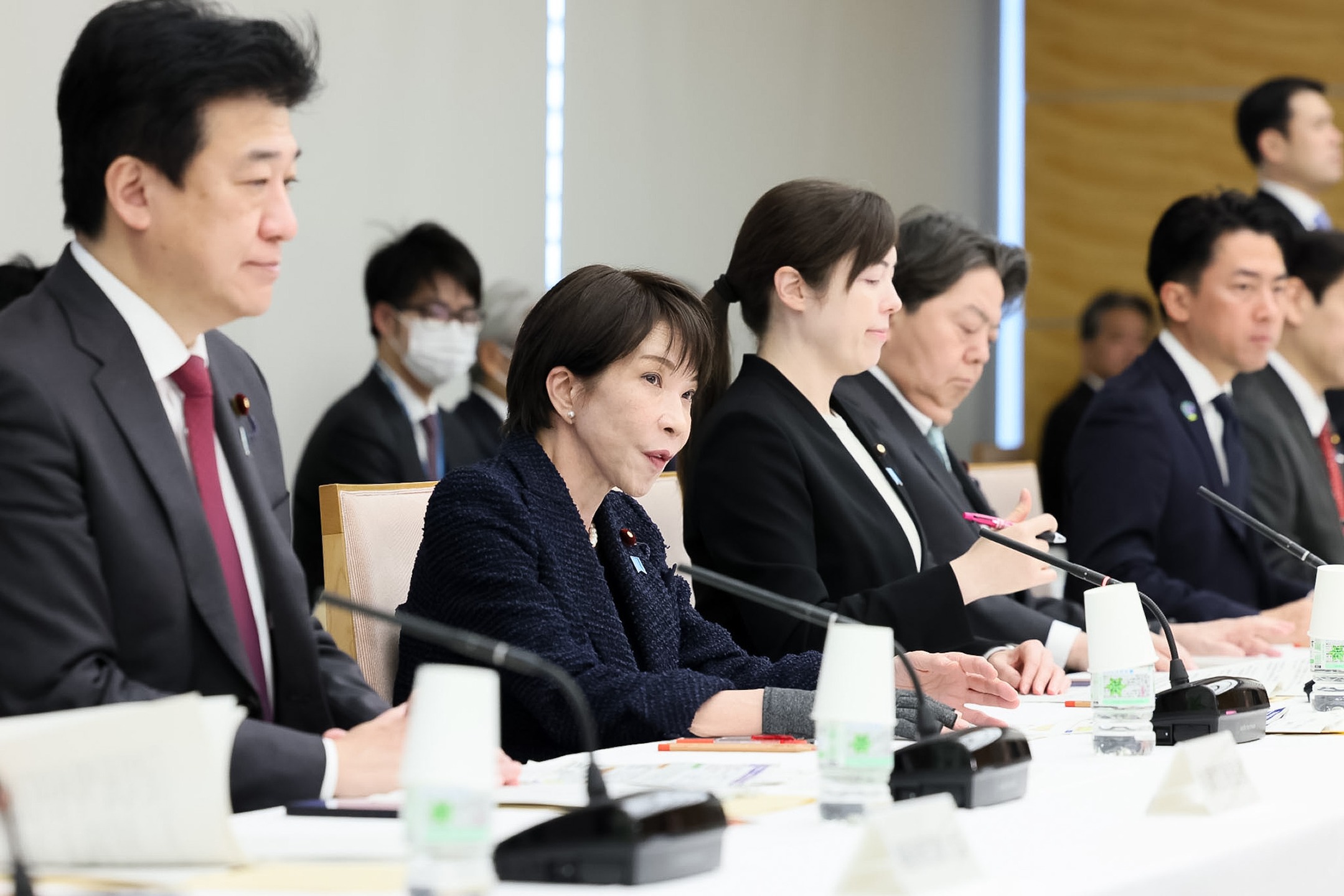 日本首相高市早苗今天眾議院本會議上，就政府是否會要求國民配合節電或節省開支做出回應。資料照（翻攝自首相官邸 IG）