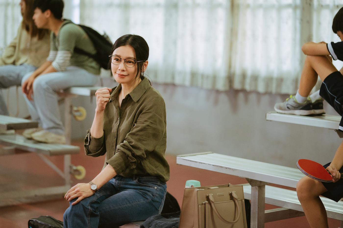 徐若瑄主演《乒乓男孩》描述桌球小將矢志成為頂尖桌球國際賽選手的熱血故事。（華納提供）