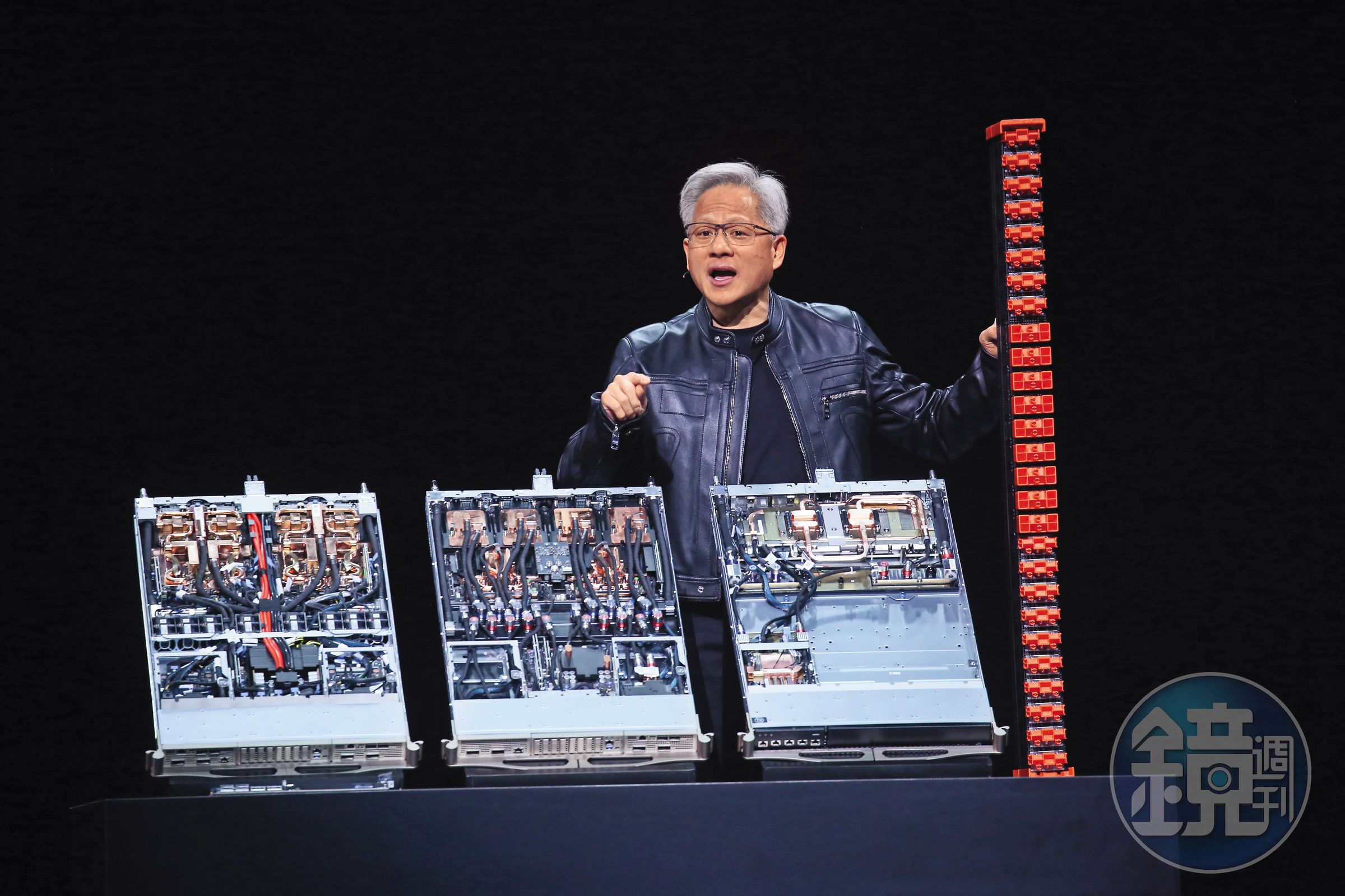 輝達品牌價值牽動全球供應鏈。圖為輝達創辦人黃仁勳。