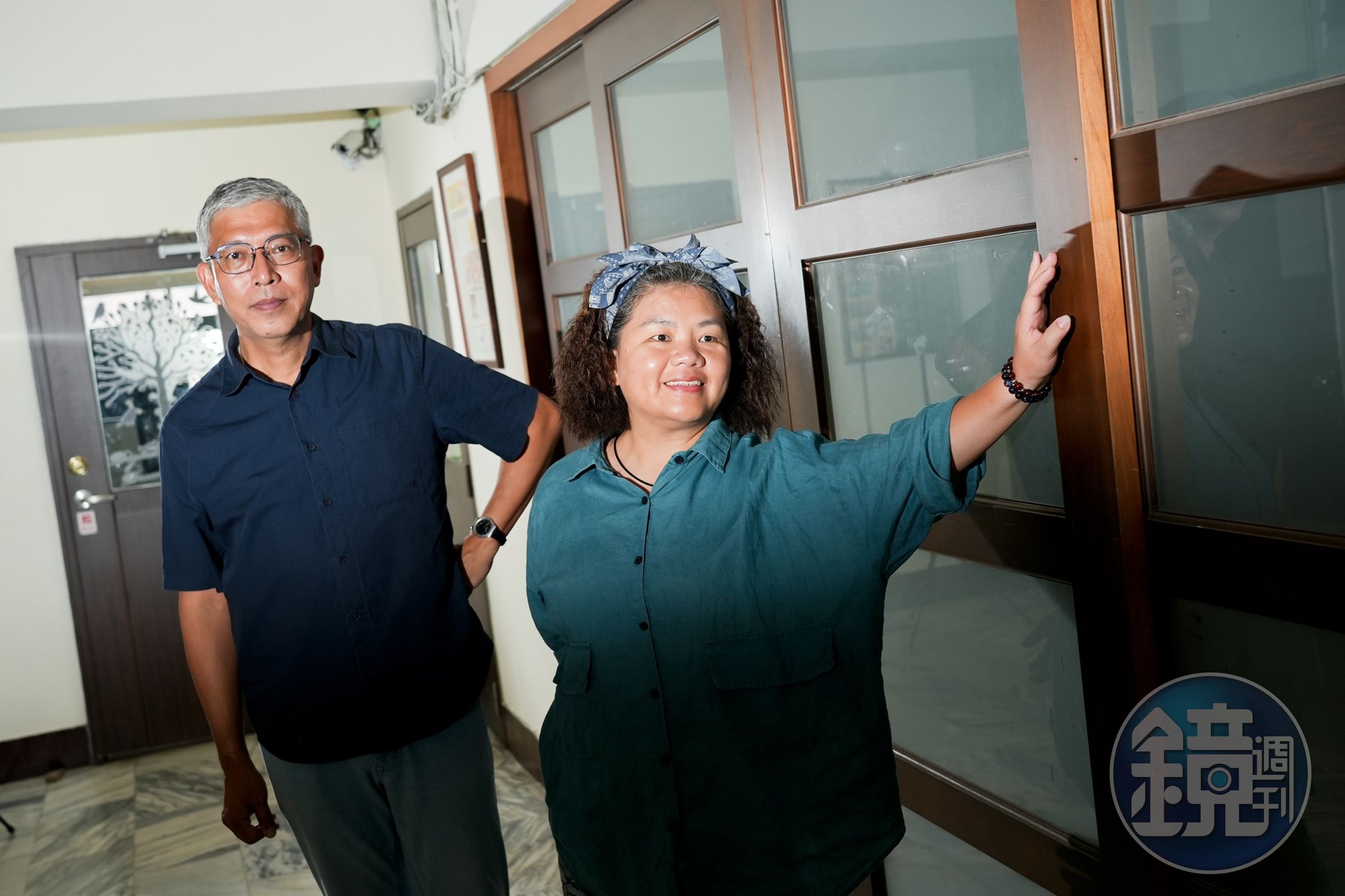 團長任建誠（左）、副團長莊瓊如（右）希望能讓更多孩子有機會接觸表演藝術。