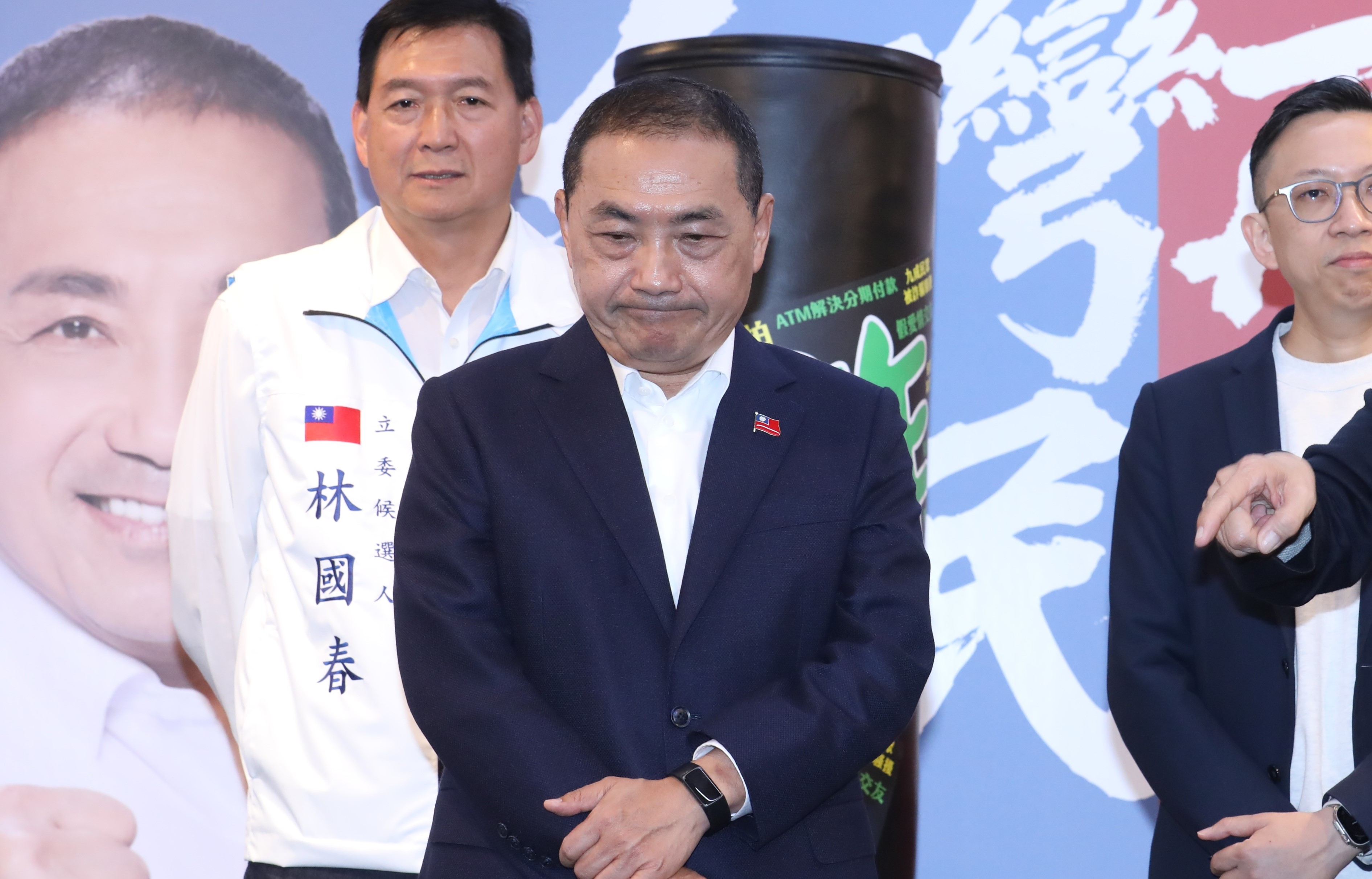 侯友宜在政見記者會簡報擅用葛來儀的照片，引發本人抗議，侯在社群平台公開道歉。