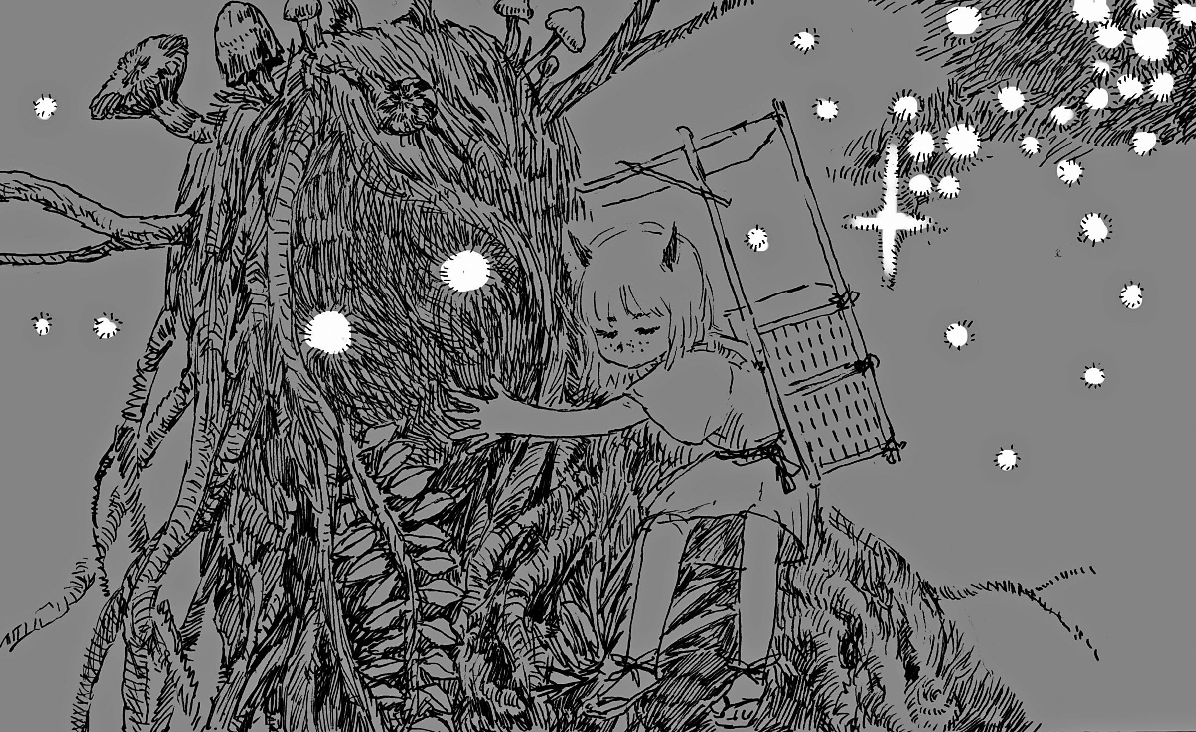 《遺忘之神》首集以阿里山神木靈為主角，充滿魔幻色彩。（葉長青提供）