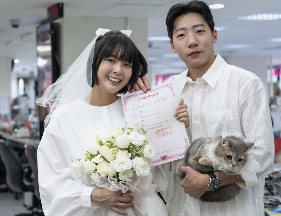 黃沐妍公布懷孕好消息。（翻攝自IG@tystarpiggggg）