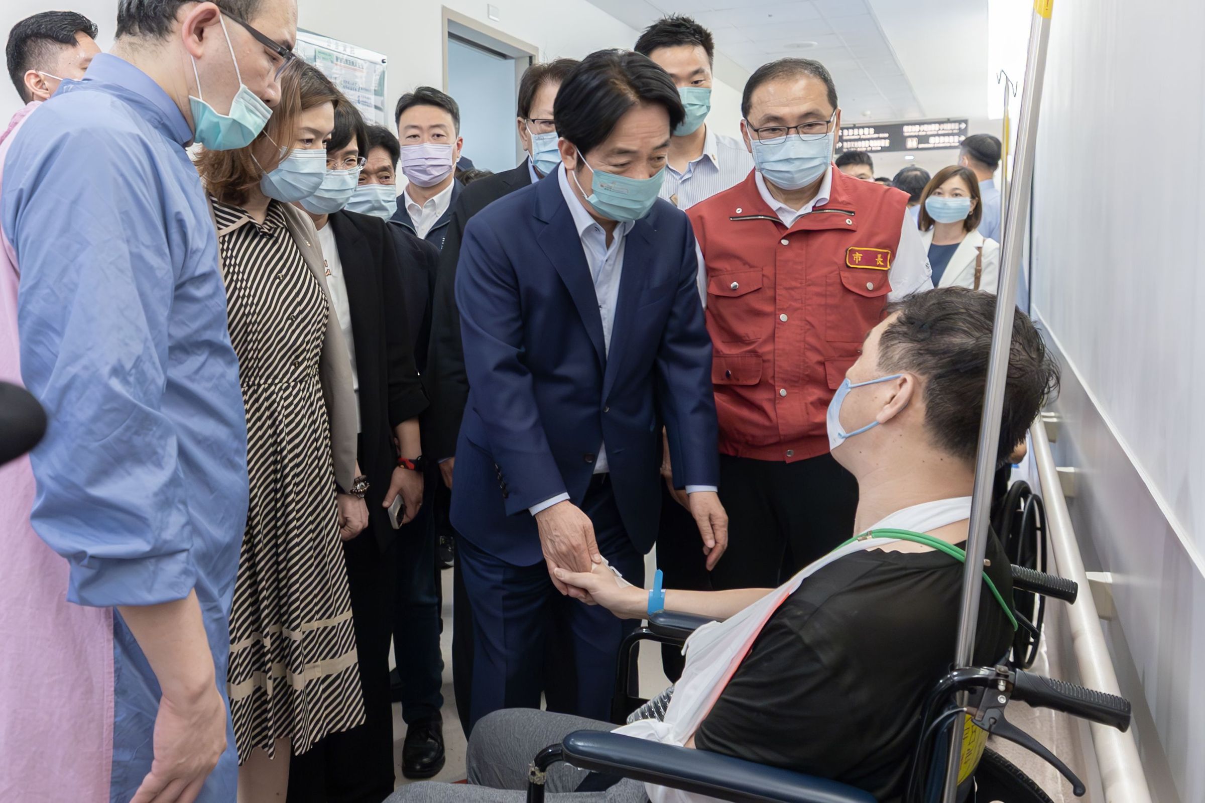 總統賴清德指示務必給予最好的治療。(總統府提供)