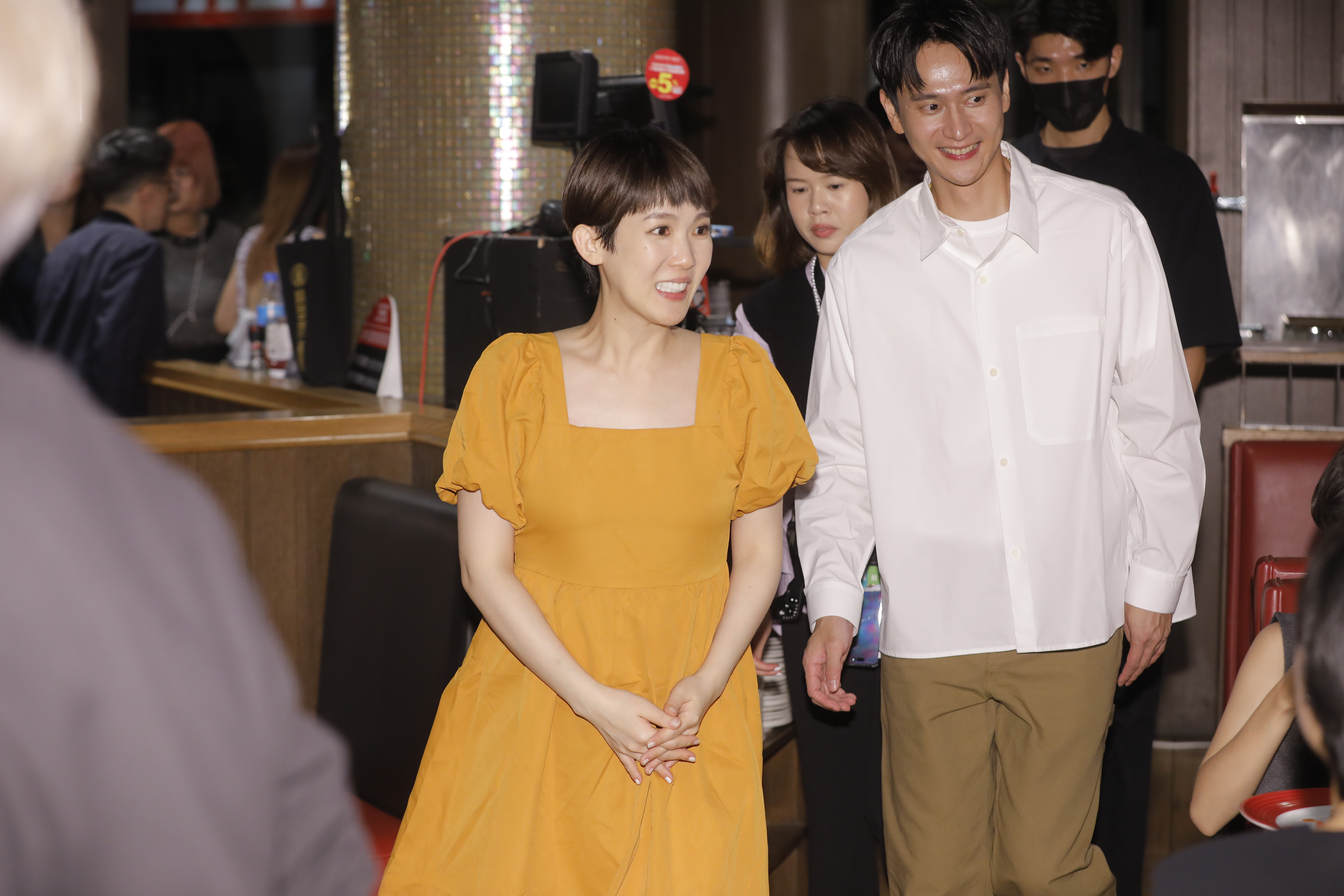 孫可芳和老公劉冠廷因《你的婚姻不是你的婚姻-聖筊》問鼎金鐘失利。