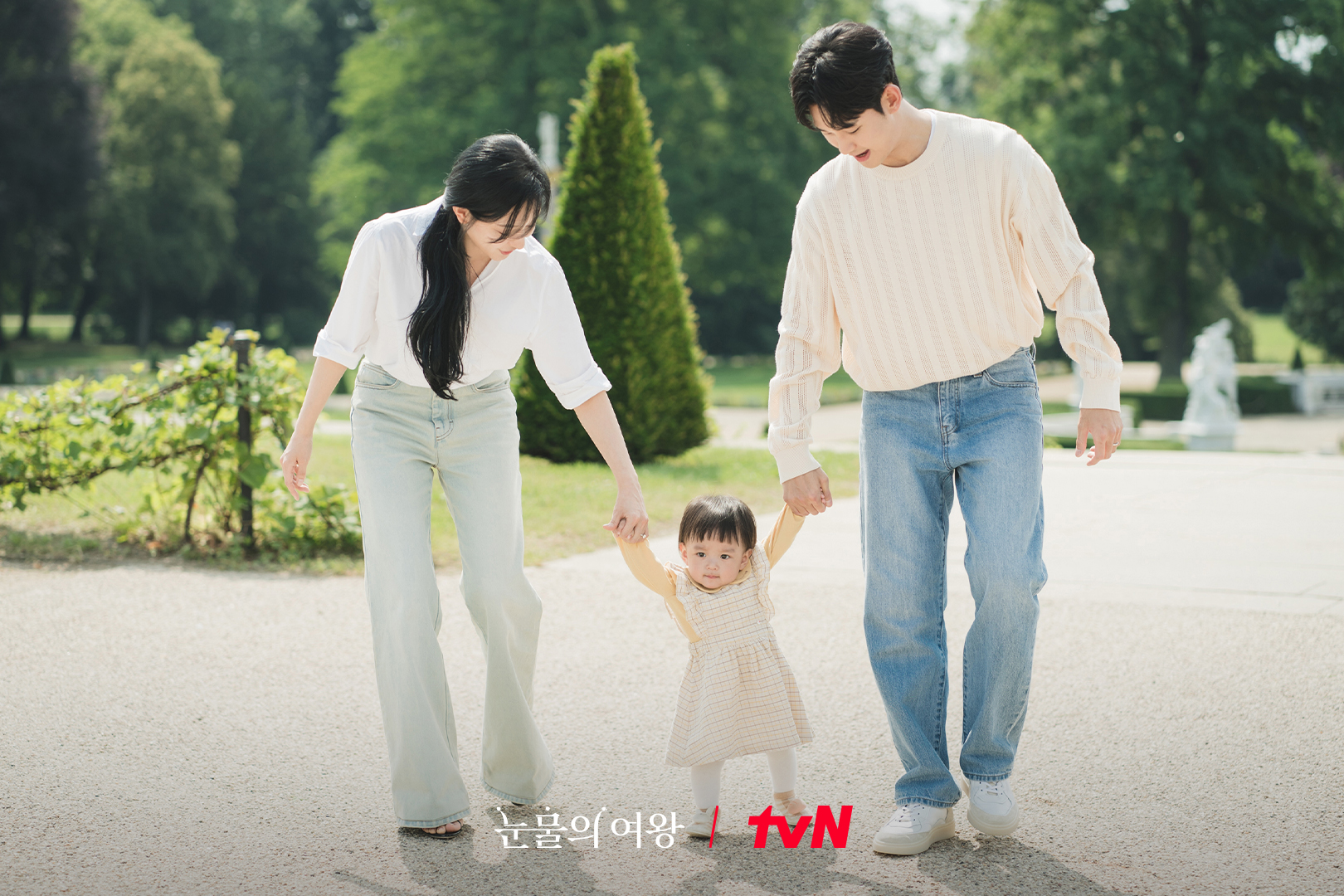 《淚之女王》編劇給了本劇善有善報、惡有惡報的老哽設定。（翻攝tVN X）