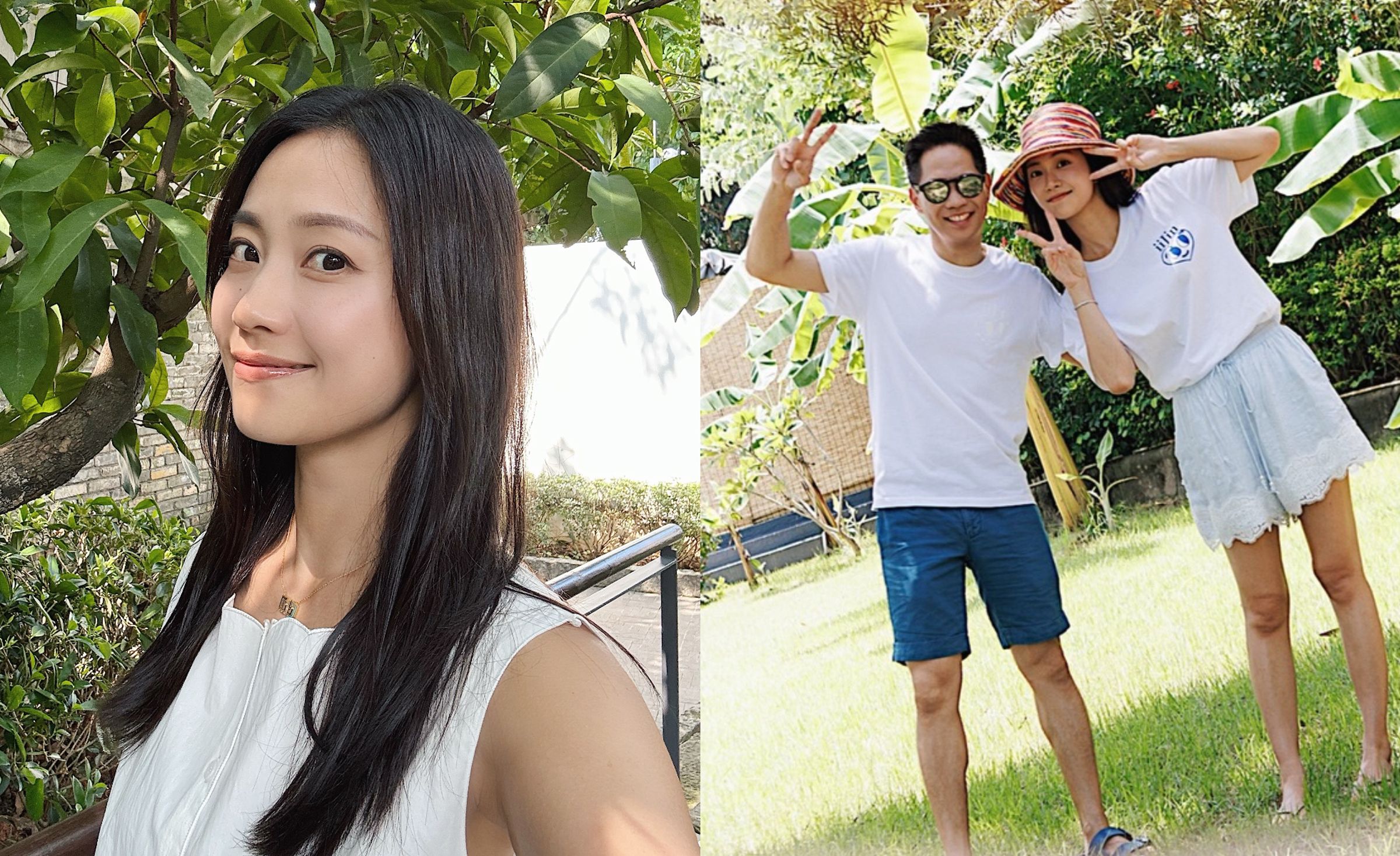 楊愛瑾2016年嫁給永安集團太子爺郭永淳，夫妻結婚10年依舊恩愛，近日帶著一雙子女返回中山尋根。（翻攝mikiyeung IG）