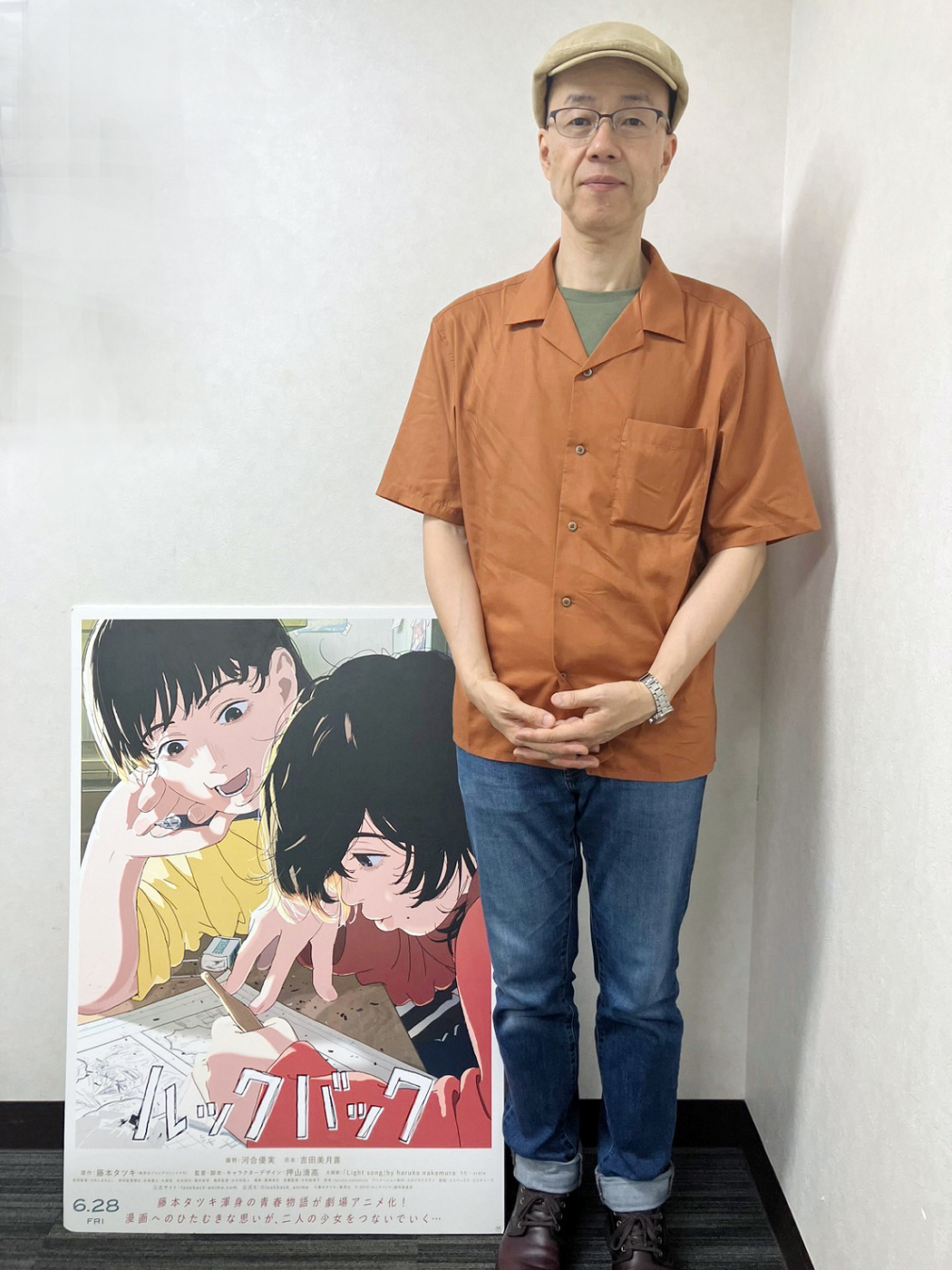 擔任「原動畫」特別職務的井上俊之,上週出席活動分享電影《驀然回首》製作秘辛。(翻攝自驀然回首官方X)
