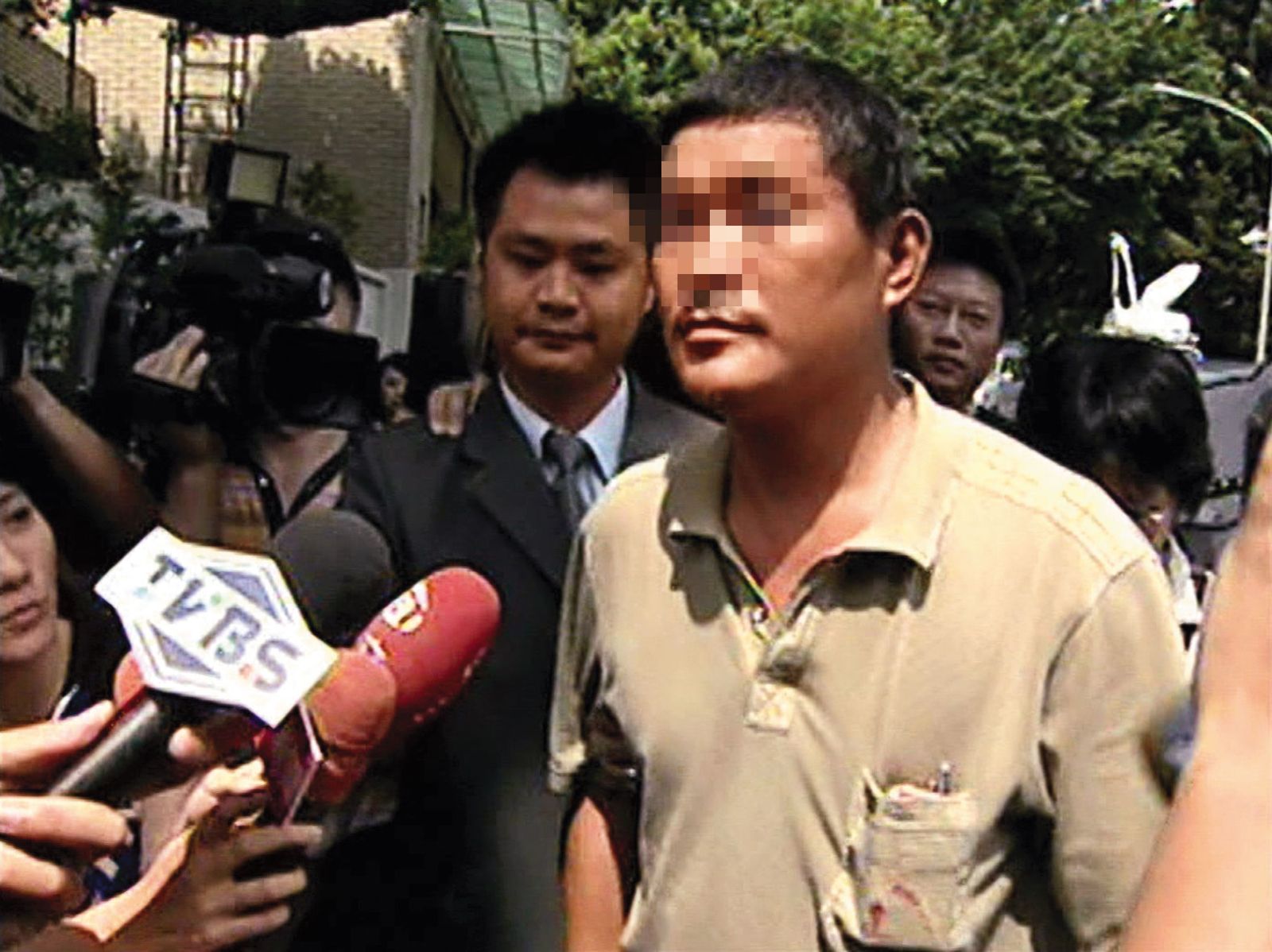 警方找來陳女丈夫（圖）協助勸說，才成功突破陳女心防。（東森新聞提供）