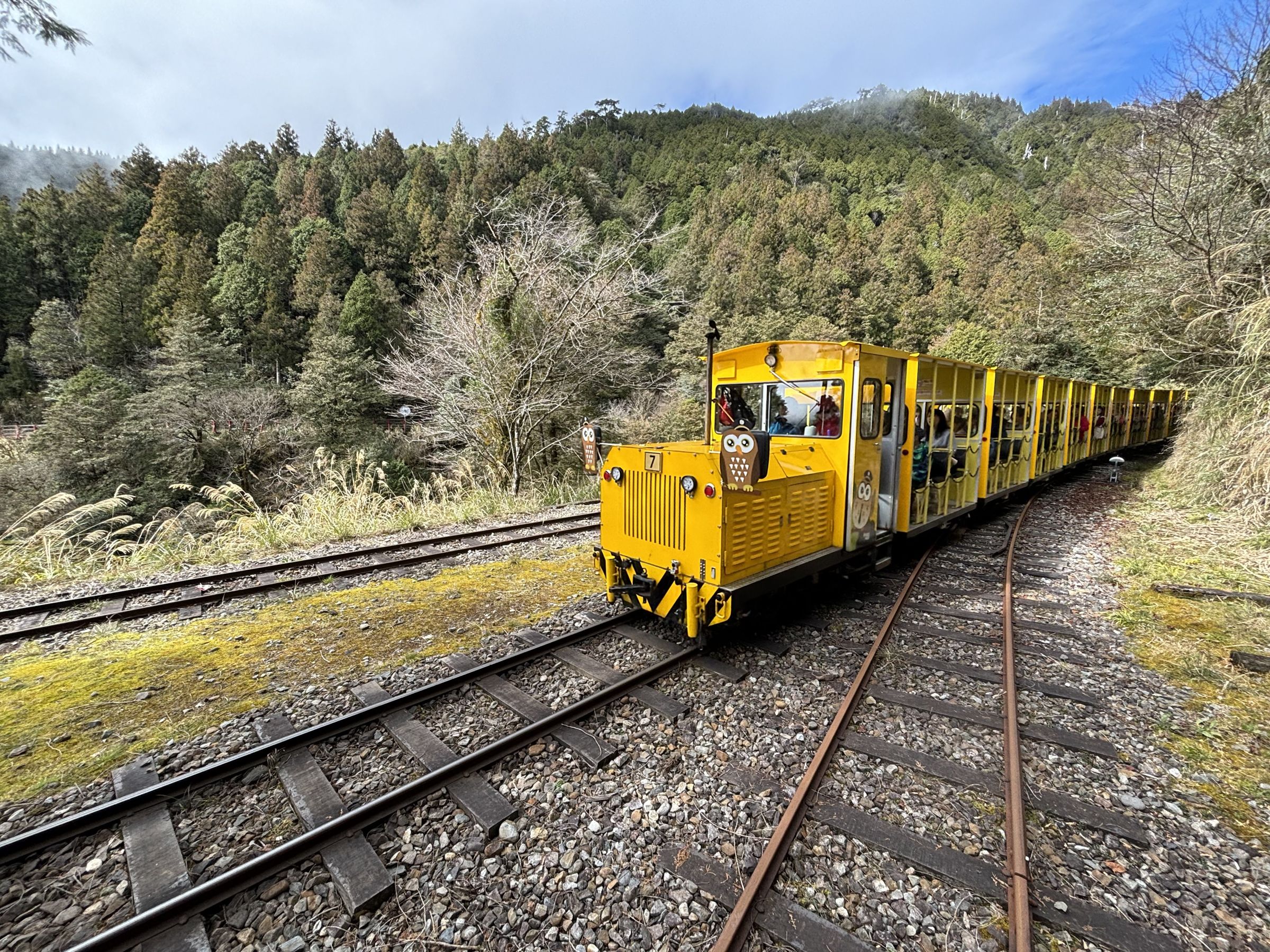 太平山國家森林遊樂區的蹦蹦車8月6日起局部復駛，票價降為80元。（林保署宜蘭分署提供）