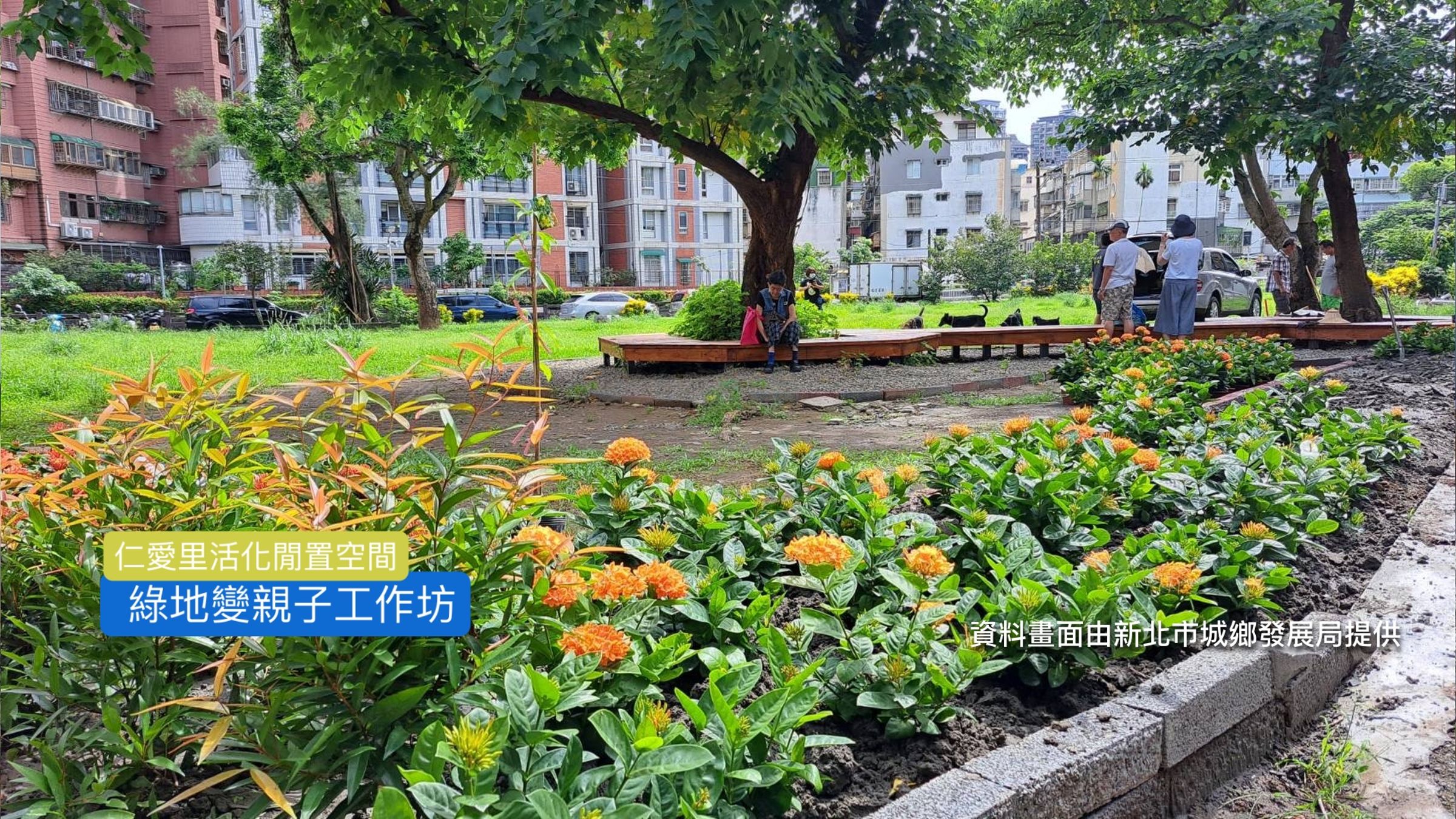 經過社規師改造後，不只更為明亮美觀，更成為居民乘涼、聚會的舒適公共空間。