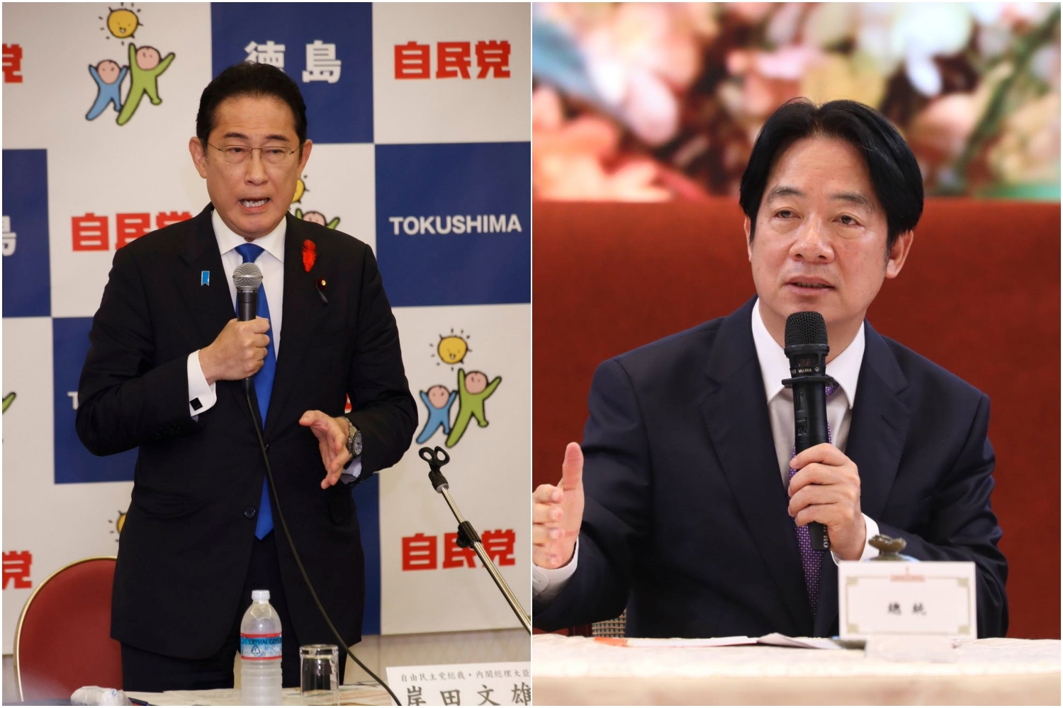 岸田文雄將卸任日本首相，賴清德發文致謝。（翻攝自岸田文雄臉書／資料照）