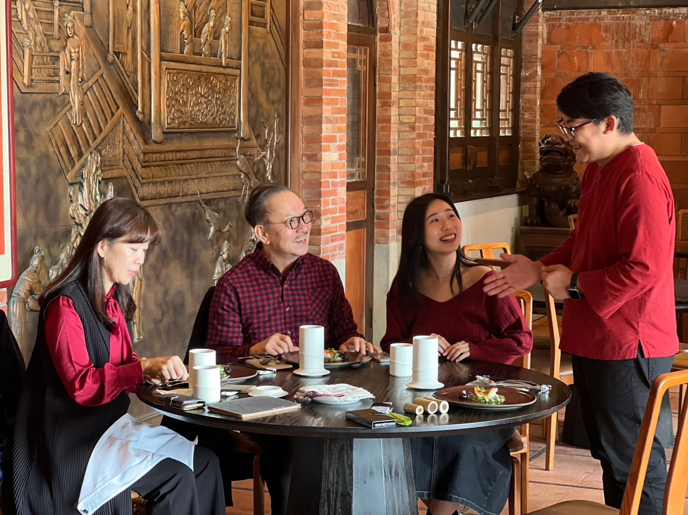 The One南園食藝今年新春首次發表「米之宴－風土的淨白隱味」，是充滿巧思的團圓宴。（The One南園提供）