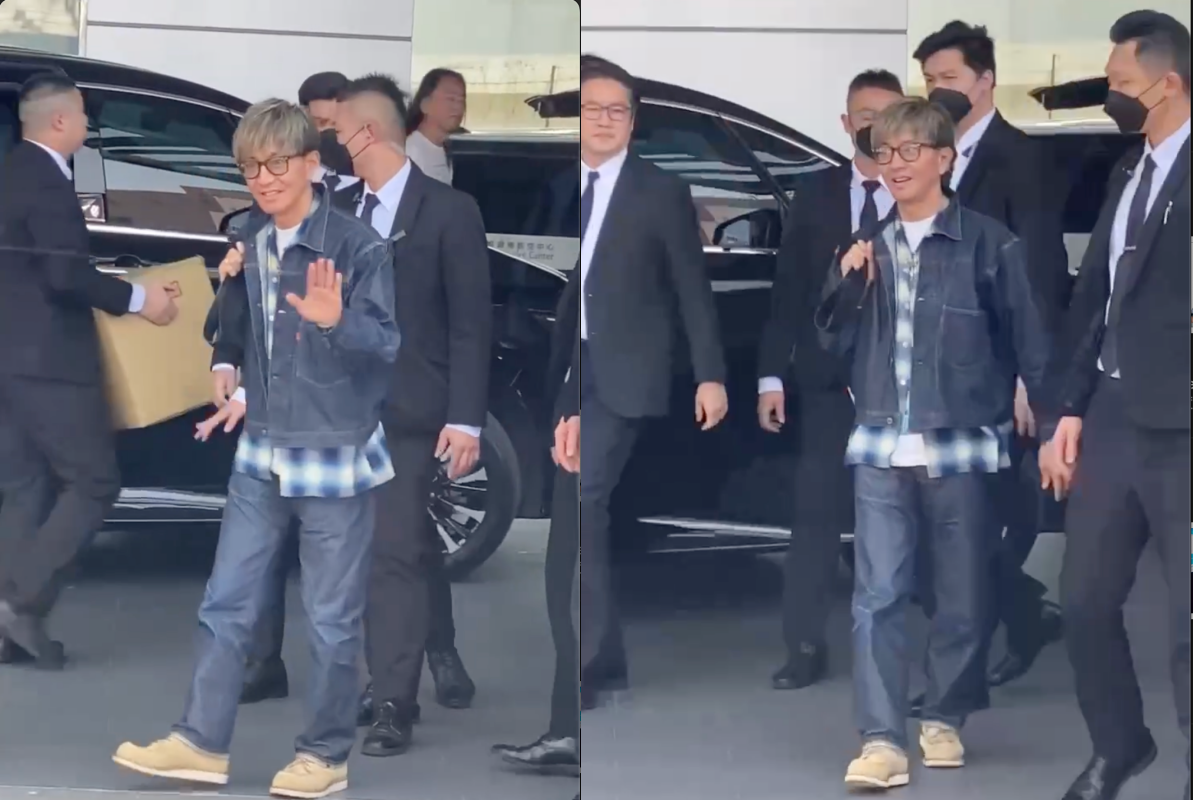 木村拓哉特地繞到粉絲這一邊向大家找招呼。(讀者提供)
