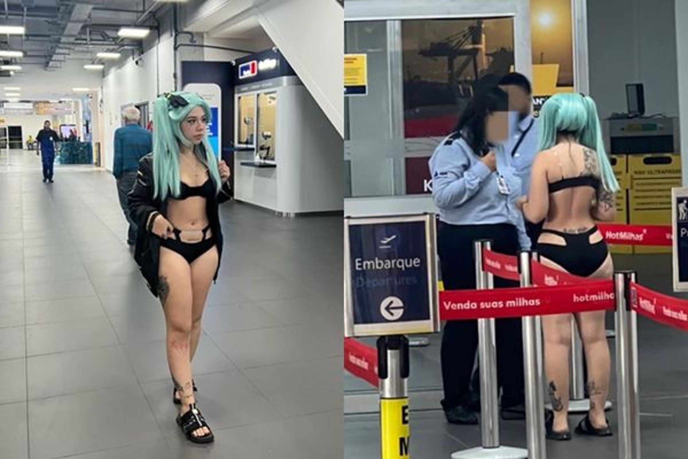 姬妮醬8月才因穿比基尼被拒絕登機引發爭議。(翻攝自kinechan2.0 IG)