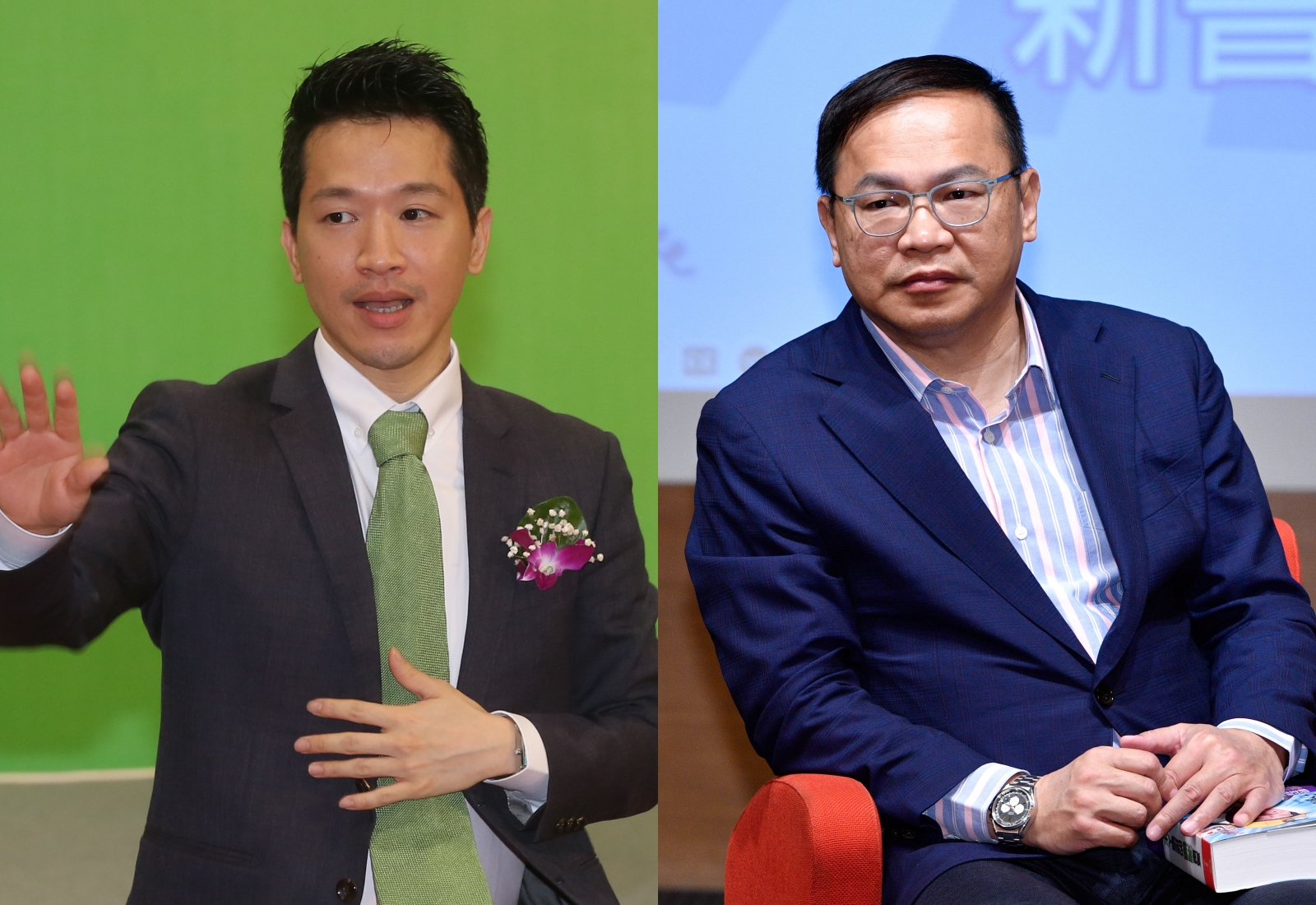 表態爭取民進黨桃園市長提名的何志偉、王義川，最新民調差異出爐。（本刊資料照）