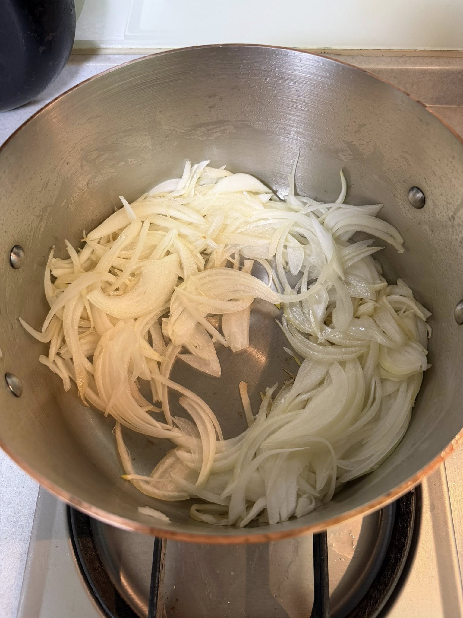 炒洋蔥。