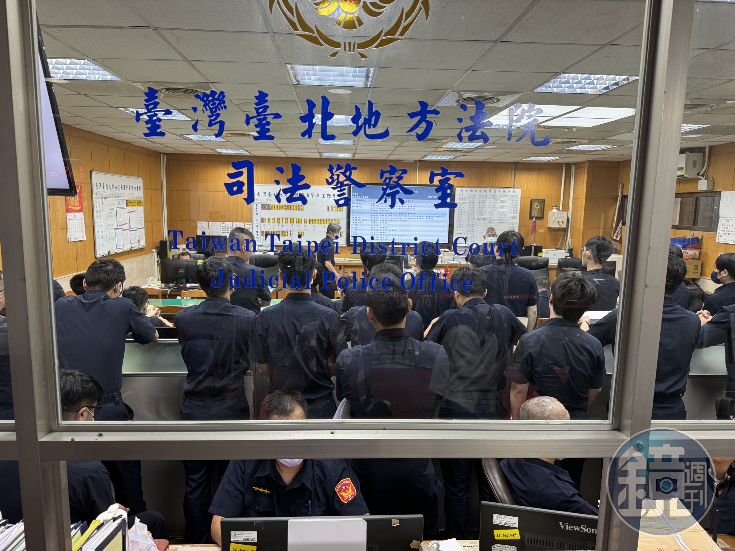 柯文哲今重開羈押庭，北院充滿大批警力。