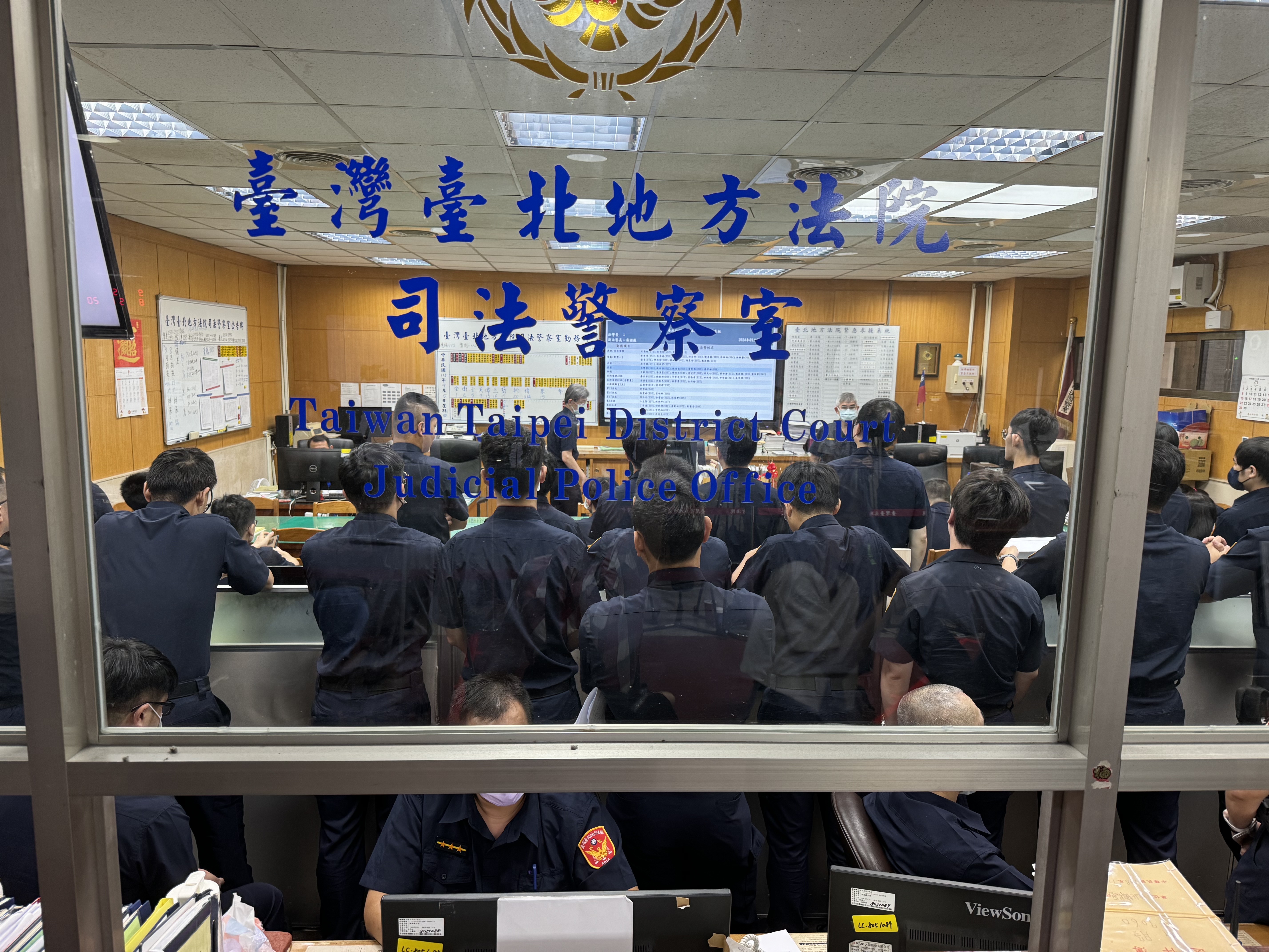 柯文哲今重開羈押庭，北院充滿大批警力。