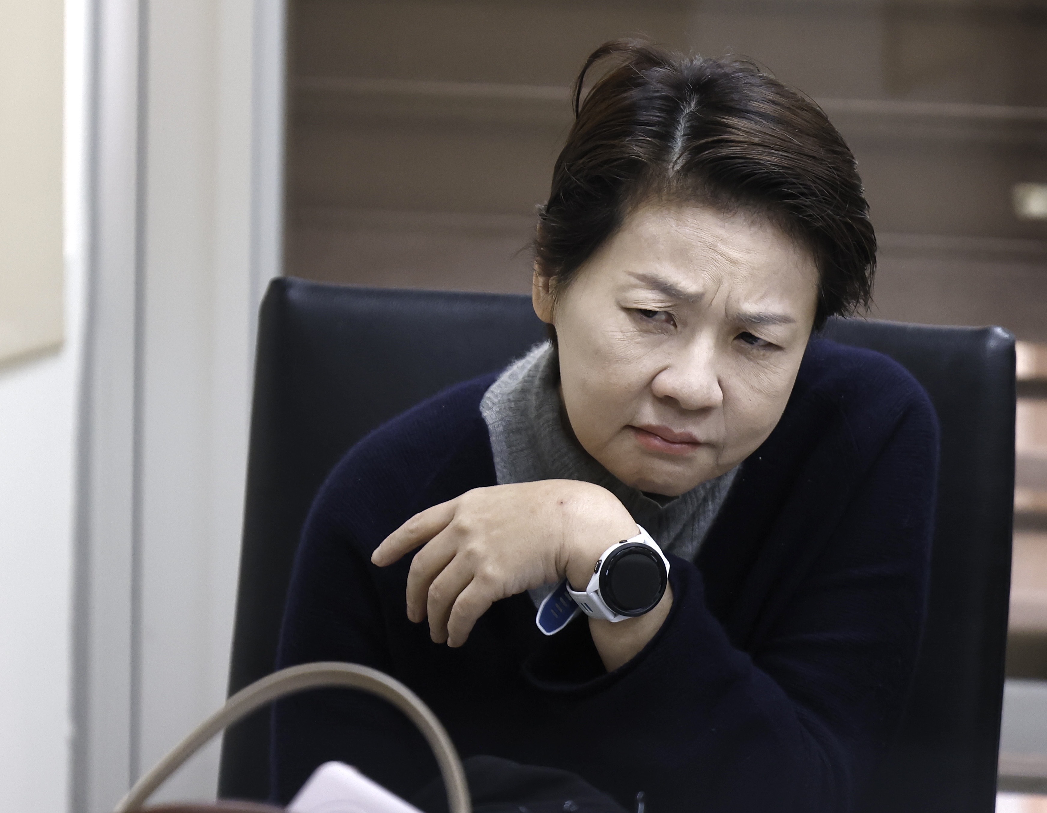 民眾黨立委黃珊珊今天再度至台北地院作證，針對政治獻金弊案接受詰問。（本刊資料照）