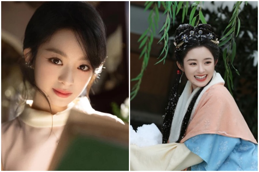 18歲陸星黃楊鈿甜因配戴奢華耳環，引發爭議。（翻攝自黃楊鈿甜微博）