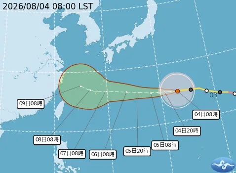 中颱白海豚將影響琉球群島！專家曝3大路徑　恐一路西進登陸中國