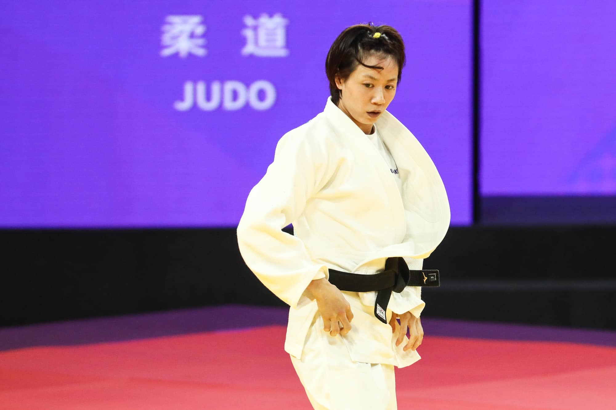 「柔道女王」連珍羚旗開得勝，可惜16強賽落敗無緣8強。圖為先前比賽畫面。（翻攝自連珍羚臉書）