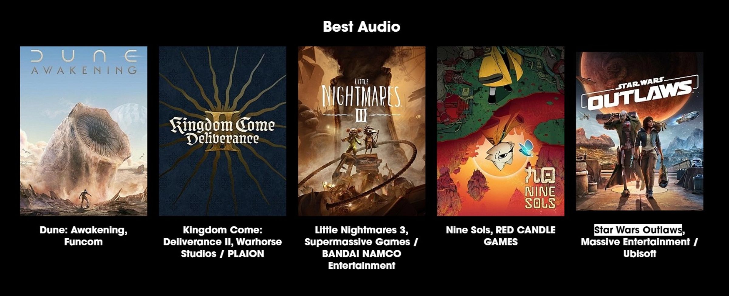 赤燭遊戲《九日》將角逐Gamescom大獎「最佳音效」獎項。（翻攝自Gamescom Awards官網）