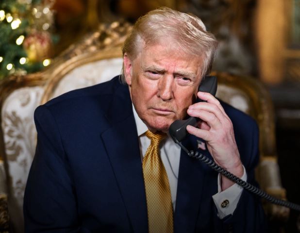 川普深夜放話「以實力追求和平」。（翻攝X@WhiteHouse）