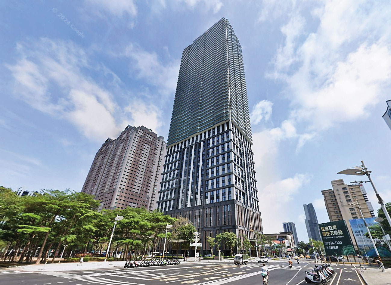 蔡政宜在高雄亞灣購買逾5千萬元的豪宅,借名登記在人頭名下,檢警已著手進行查扣。(翻攝Google Maps)