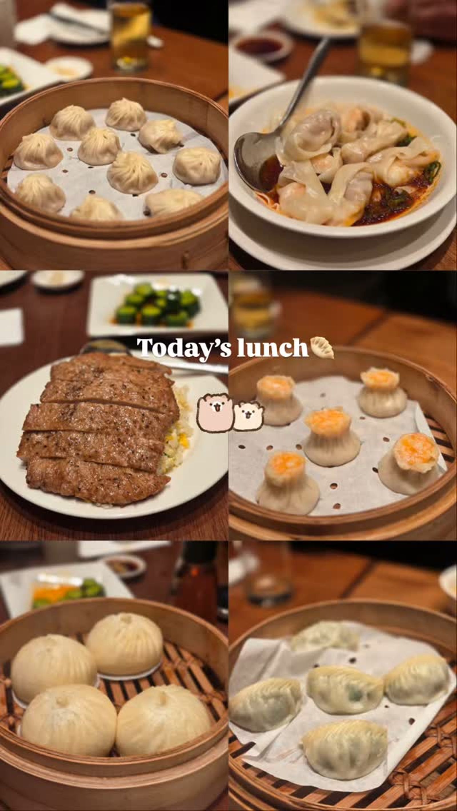 GYUBIN在台北吃好吃滿,直呼食物超合胃口。(翻攝GYUBIN INS)