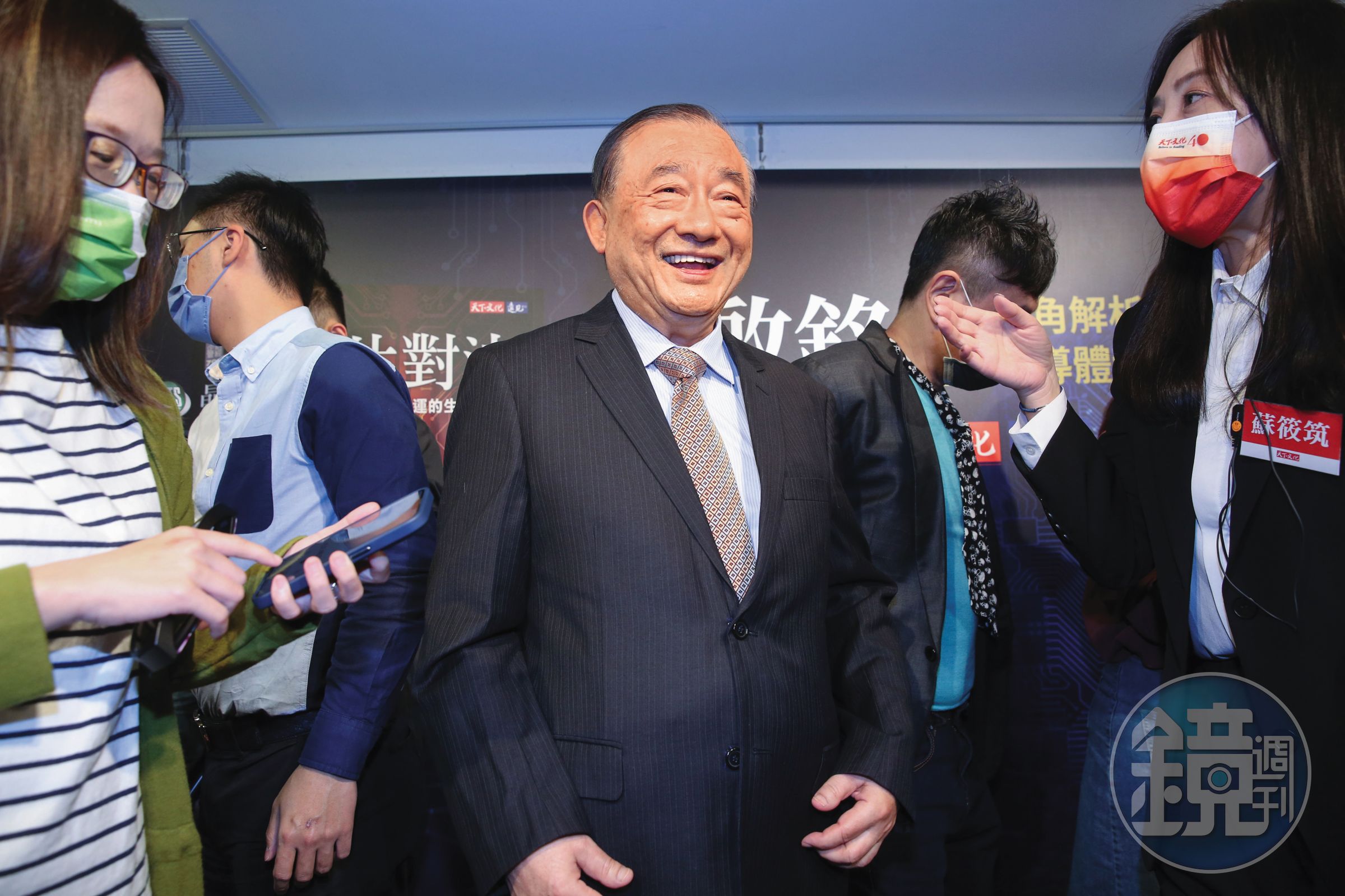 馬基金會董事薛香川、尹啟銘(中)、李德維是馬基金會調查小組核心人物。