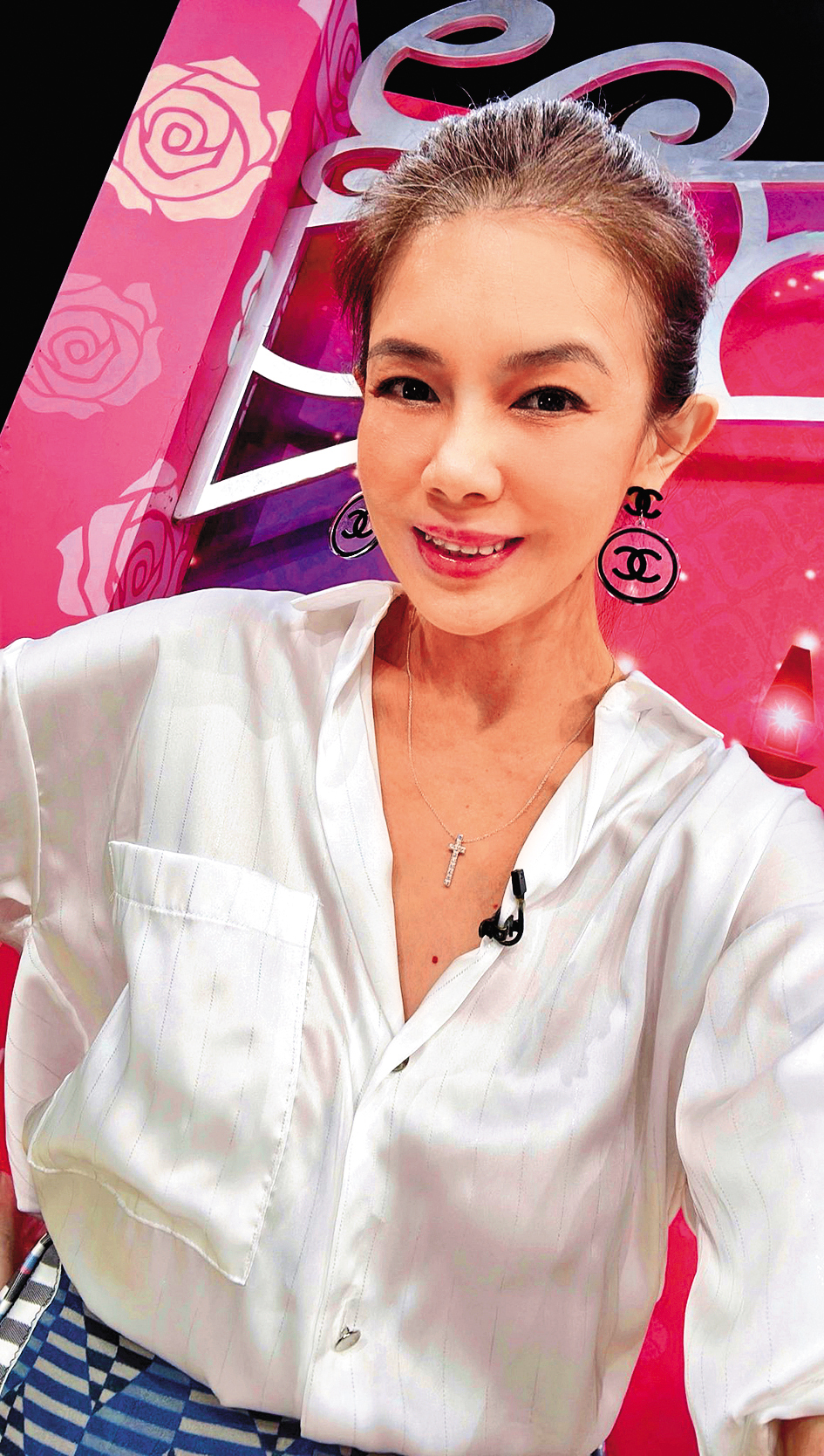 林美貞與港星孫興分合24年,讓她宣布到此為止。(翻攝自林美貞臉書)