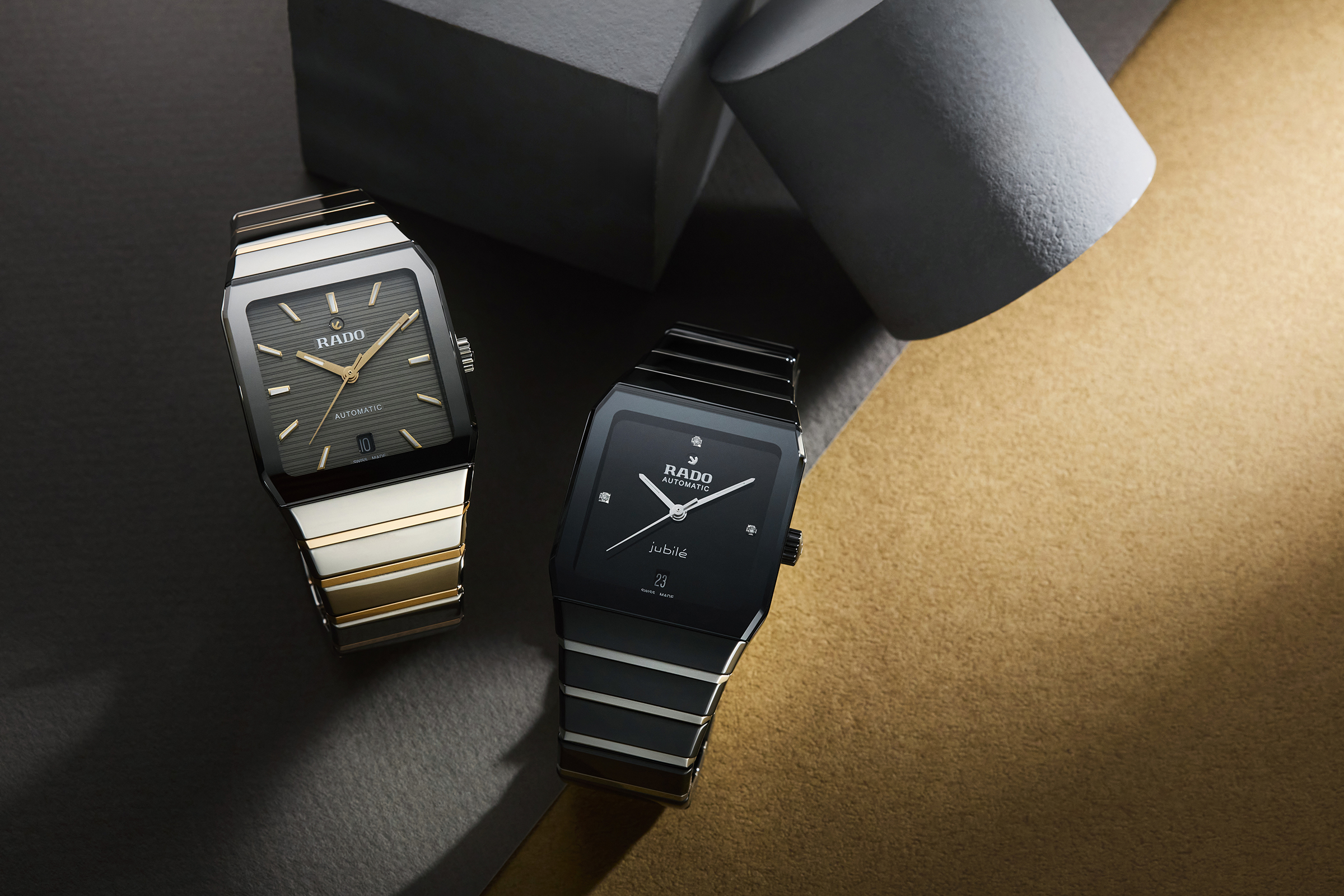 RADO今年Anatom系列首度加入陶瓷鏈帶，共計推出五款新選擇。
