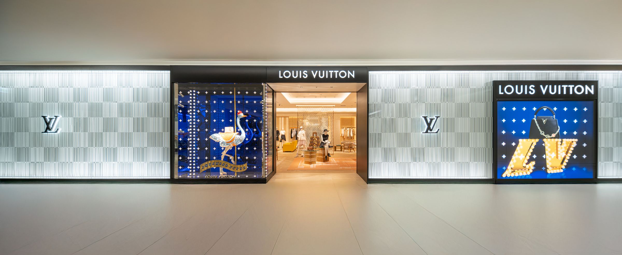 LOUIS VUITTON台北SOGO復興店盛大開幕,3層樓空間共158坪。(路易威登提供)