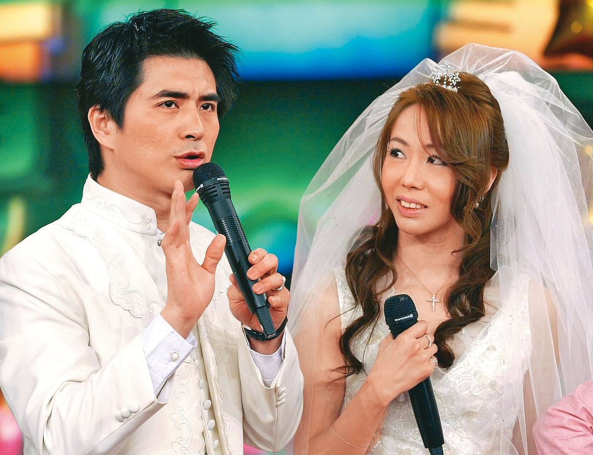 邵昕(左)和婷婷(右)2012年因傳出家暴,最後離婚。(東方IC)