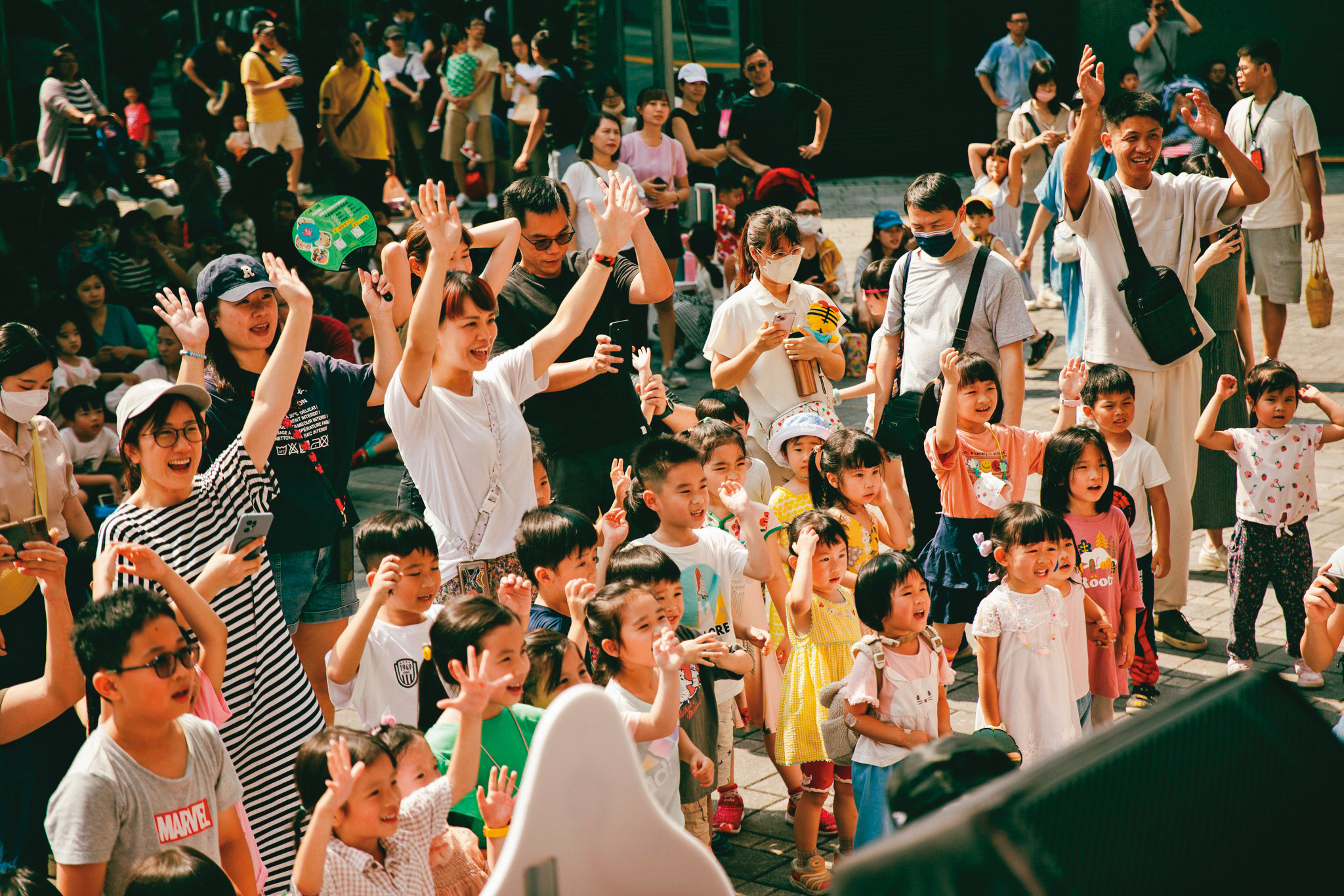  2024「北流歡樂島」以〈一同趣賽跑〉為主題吸引親子觀眾參與。（北流提供）