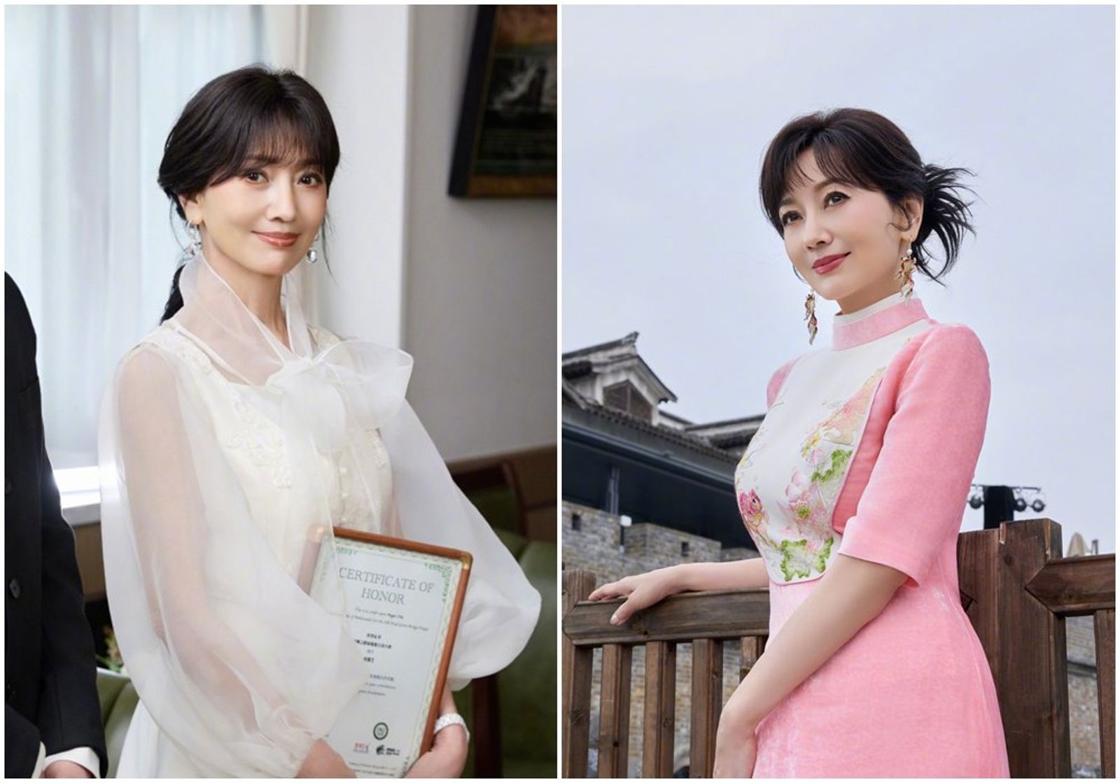 趙雅芝已經71歲，身材臉蛋仍保養得宜。（翻攝趙雅芝微博）