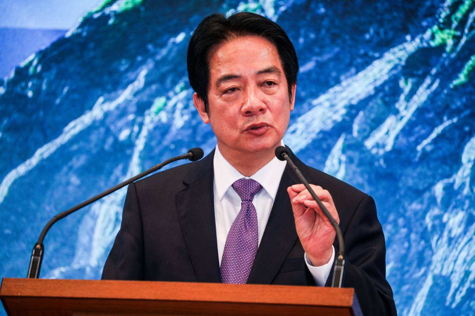 賴清德喊話朝野盡速審總預算，讓防災整備如期推動。（鏡報鄒保祥）