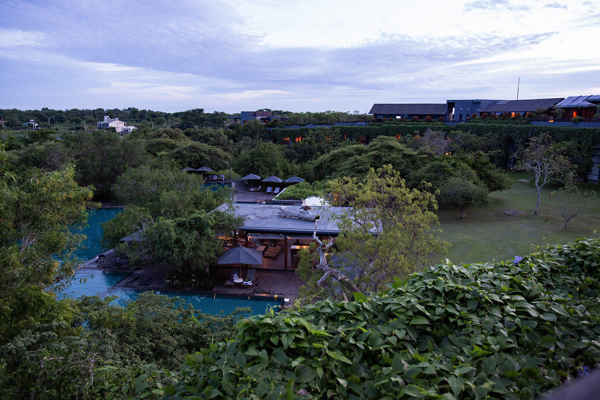 「DoubleTree by Hilton Weerawila Rajawarna Resort」地理位置極佳，是前往雅拉國家公園的最佳基地，早起Safari後還能回飯店享用豐盛早餐。