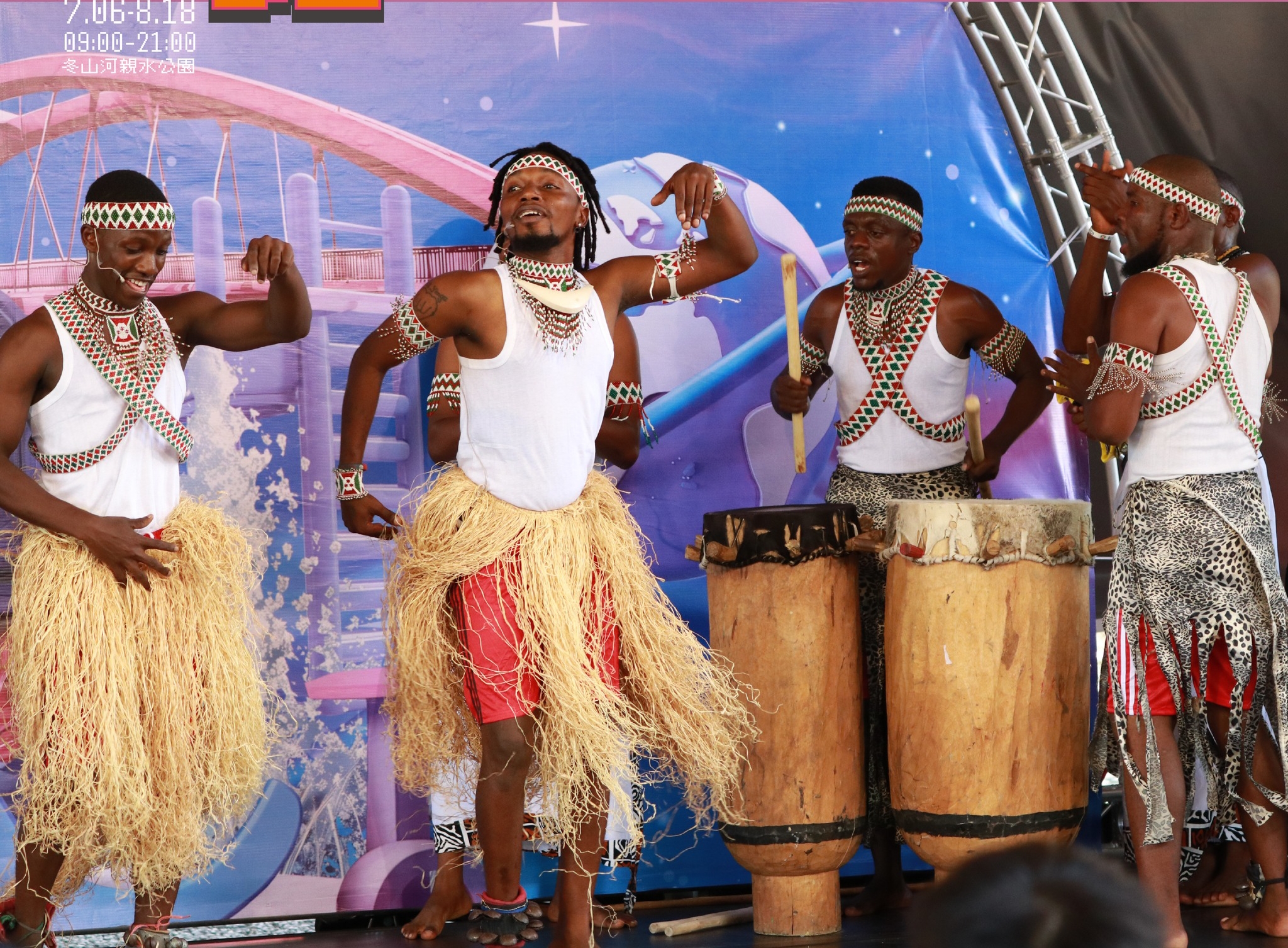 非洲蒲隆地「阿卡亞茲維舞團」受宜蘭縣政府之邀來台演出，未料行程結束竟有兩名團員失聯，所幸最後被找到。（示意圖，翻攝宜蘭國際童玩藝術節臉書）