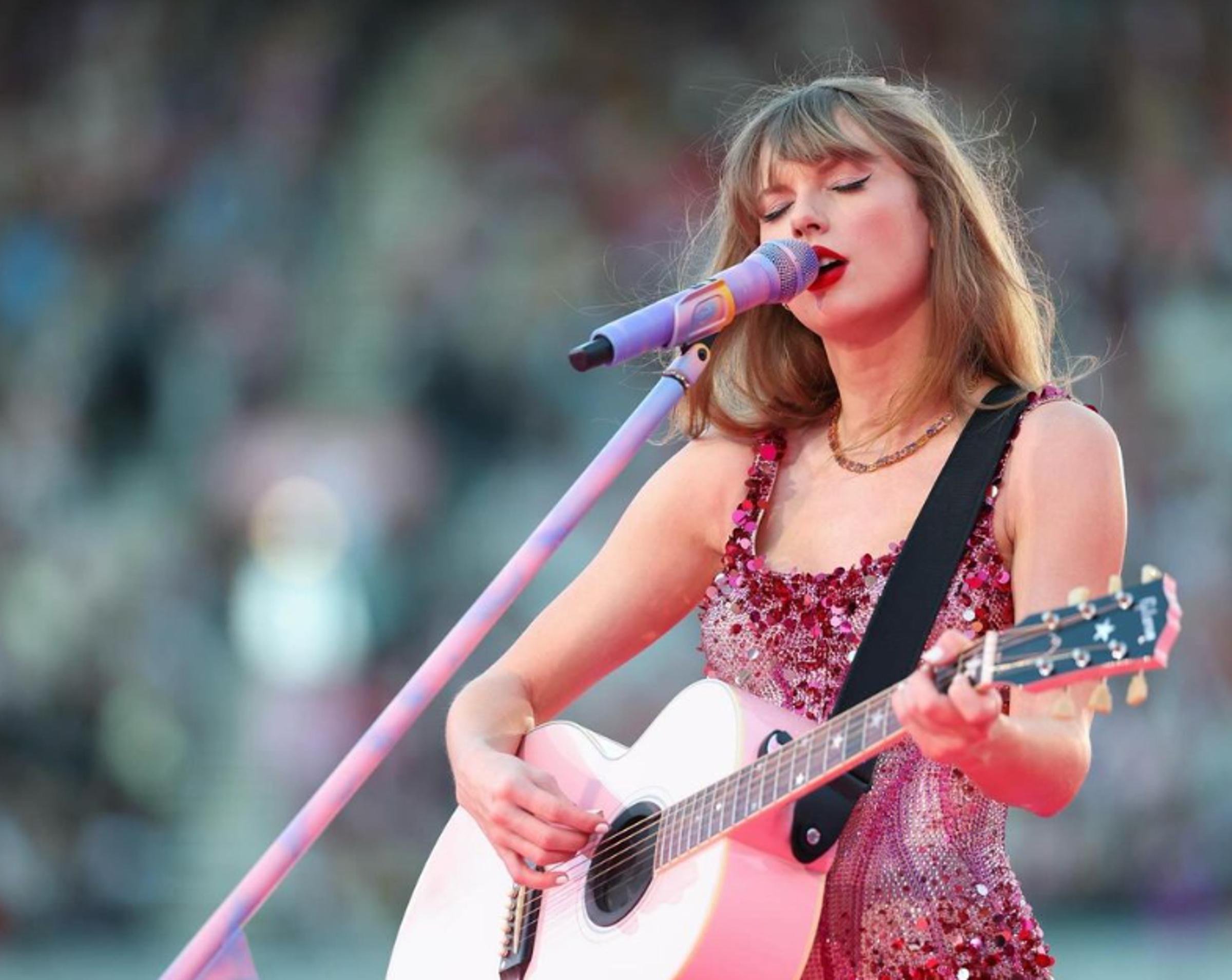 泰勒絲近期在新加坡舉辦東南亞獨家演出。(翻攝自IG@taylorswift)