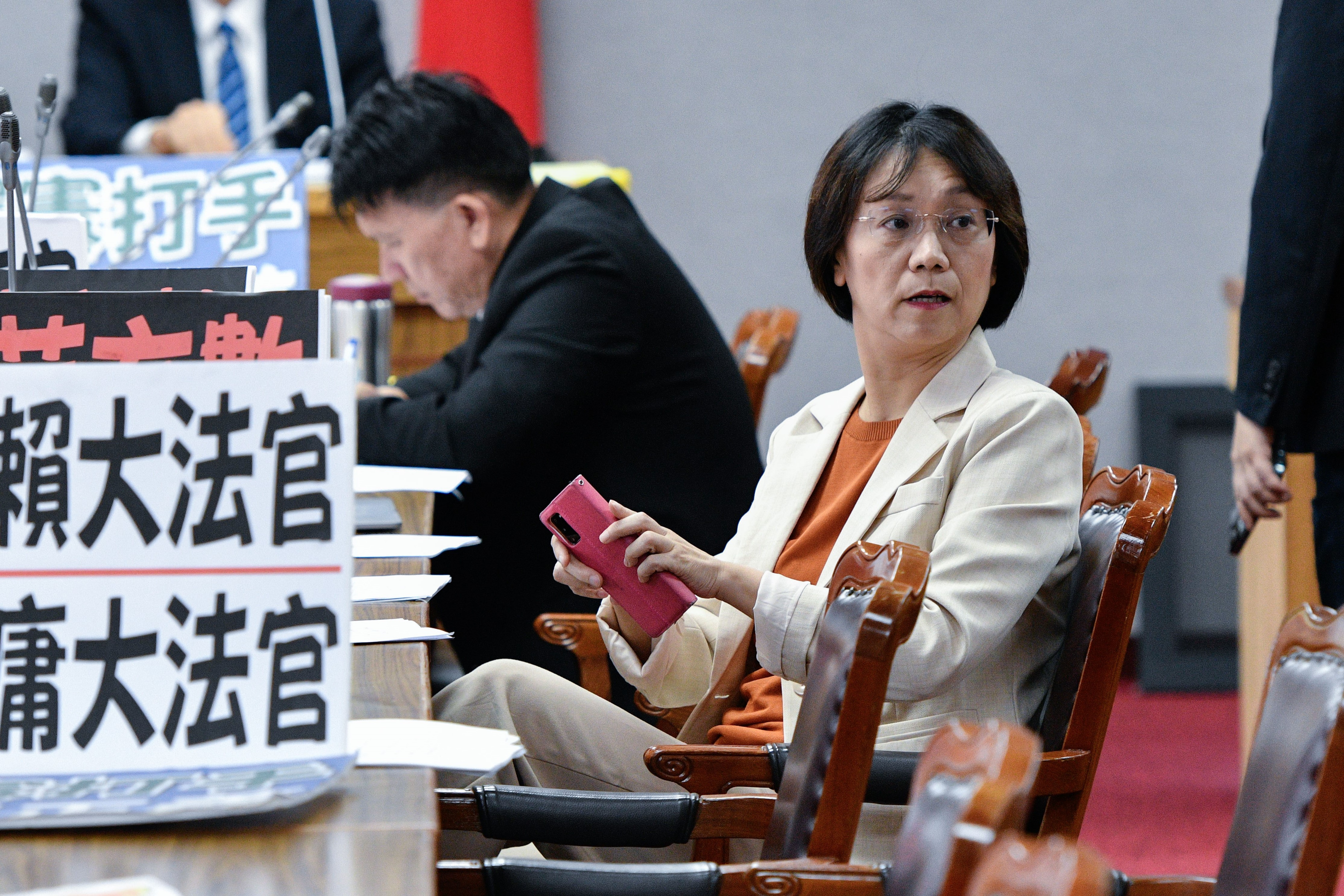 翁曉玲不滿憲法法庭判決，認為照此邏輯立法院也沒有遵守憲法判決或釋憲的義務，引發綠營抨擊。（本刊資料照）