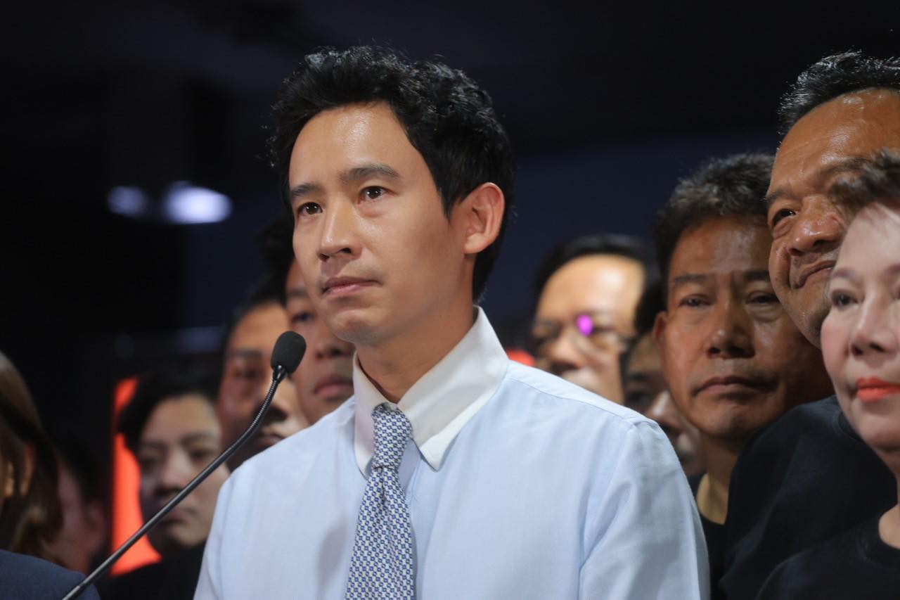 皮塔本來有望成為總理，不過最終輸給賽塔。（翻攝自พรรคก้าวไกล - Move Forward Party臉書）