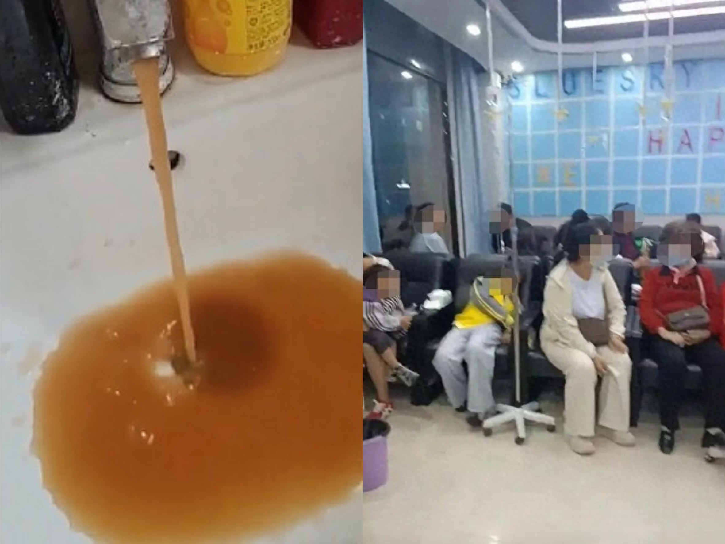 中國河南開封市尉氏縣近日爆發飲用水污染事件。(翻攝自微博)