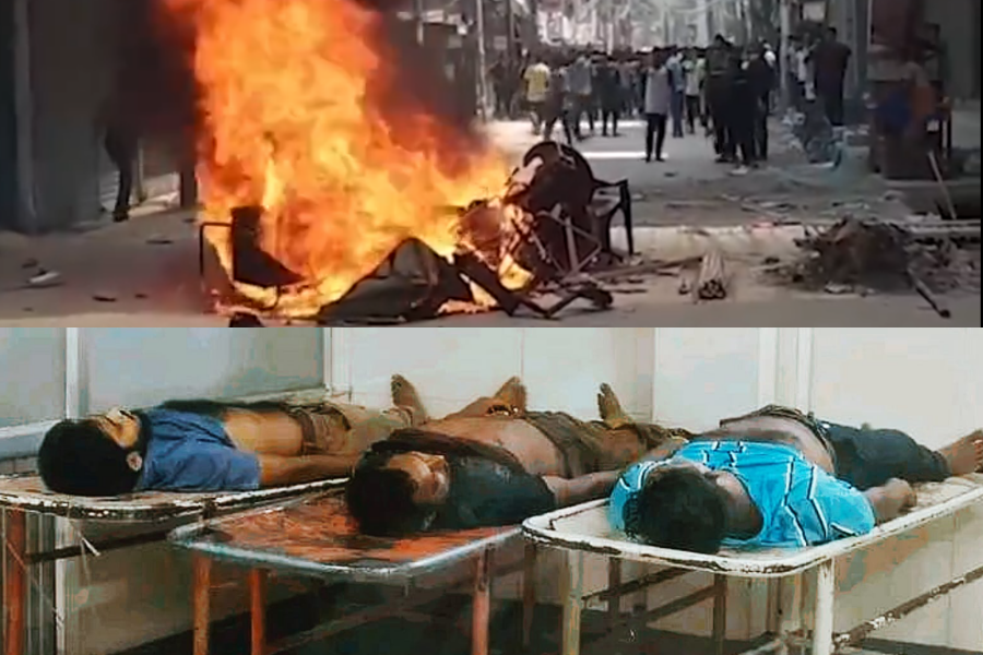 孟加拉因公職配額制爆發全國示威抗議，警察動用武力鎮暴導致數十人身亡。（翻攝自@albd1971、@trahmanbnpX）
