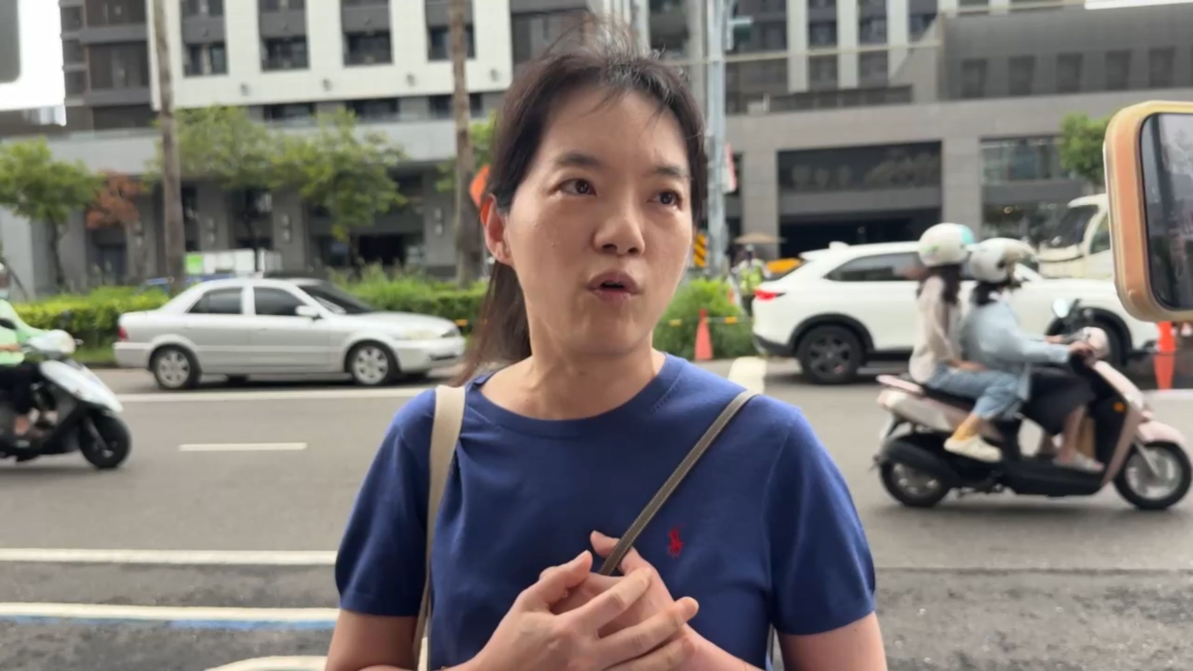 陳幸妤上午表示，請媒體去追看看趙建銘下週休診是跟誰出國？（鏡新聞提供）