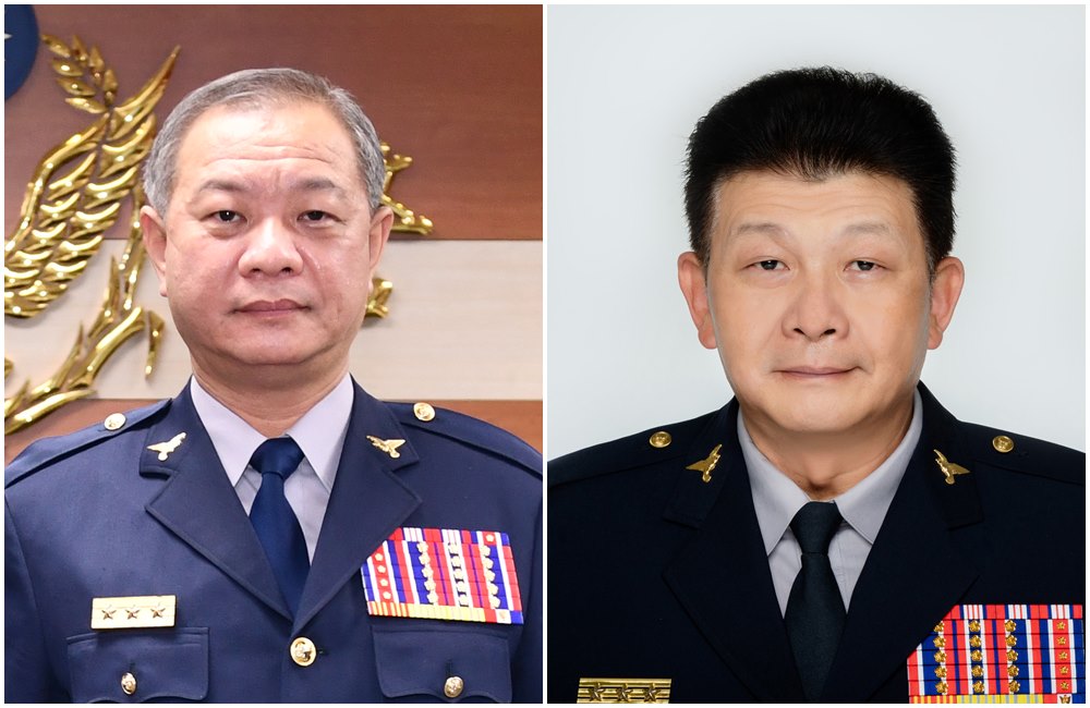 新任警政署副署長廖訓誠（左圖）。新任警政署副署長李文章（右圖）。（警政署提供）